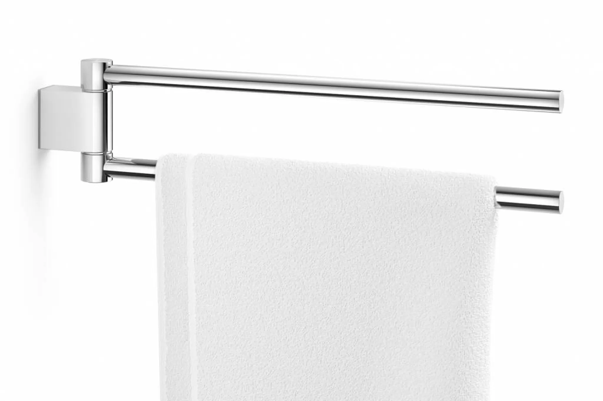 Zack Towel Rail*Atore Double Towel Rail Swiveling 40462 (Gloss Stainless Steel)