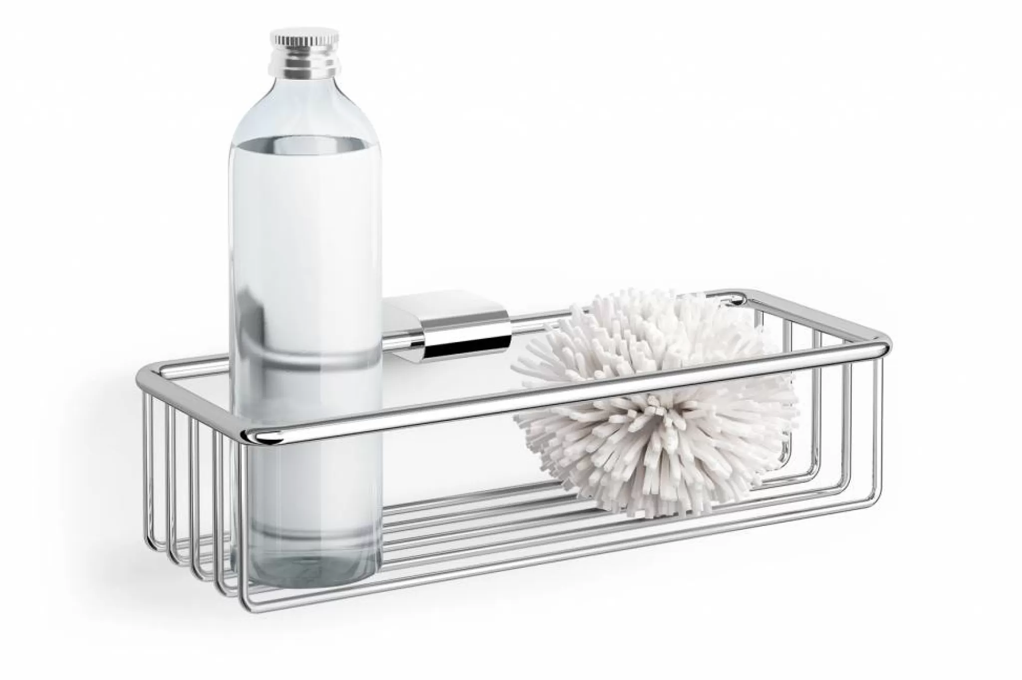 Zack Shower Basket*Atore Shower Basket 28.8 Cm 40463 (Gloss Stainless Steel)