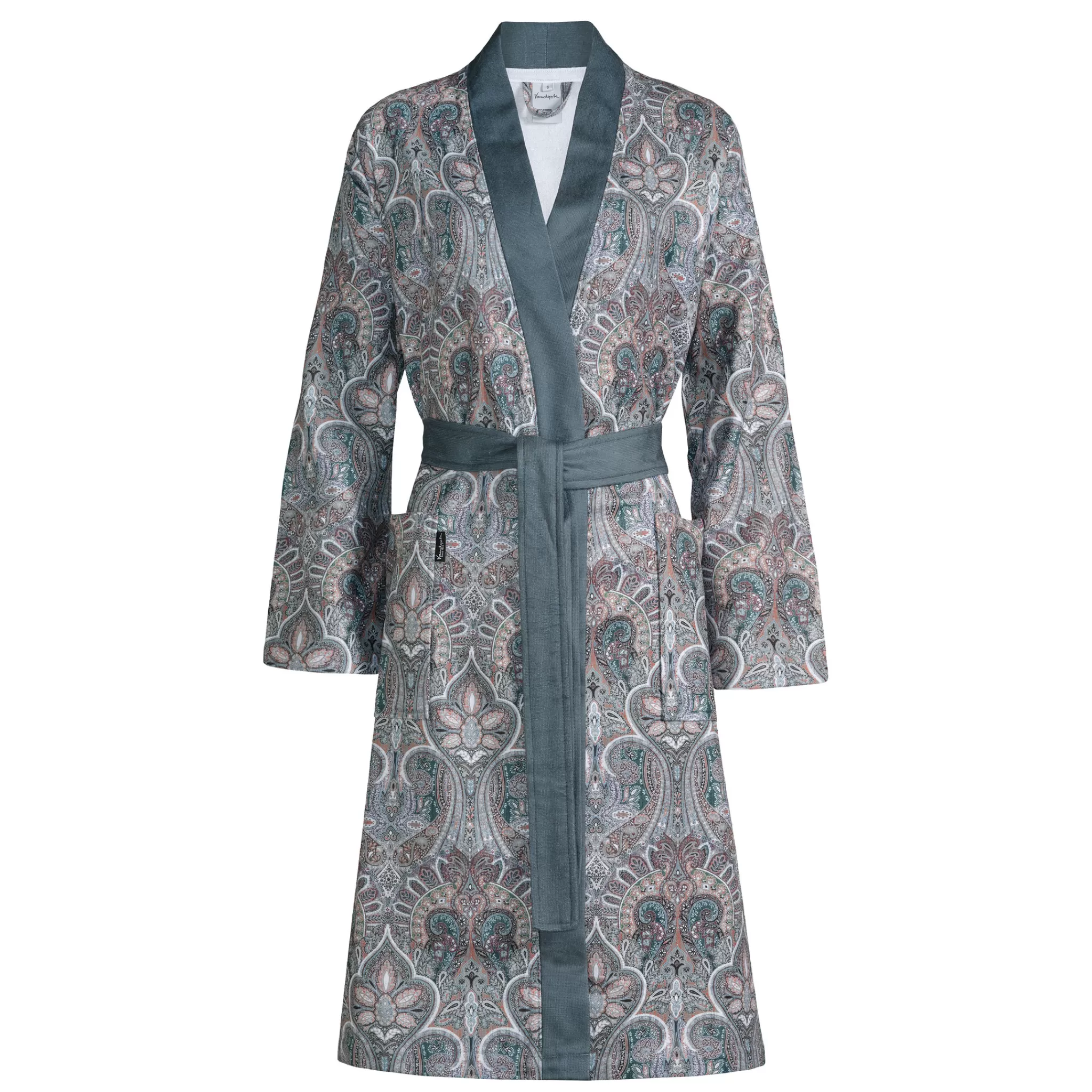 Vandyck Short Bathrobe*Bathrobe Emma Color Oceanview (Bage22202)