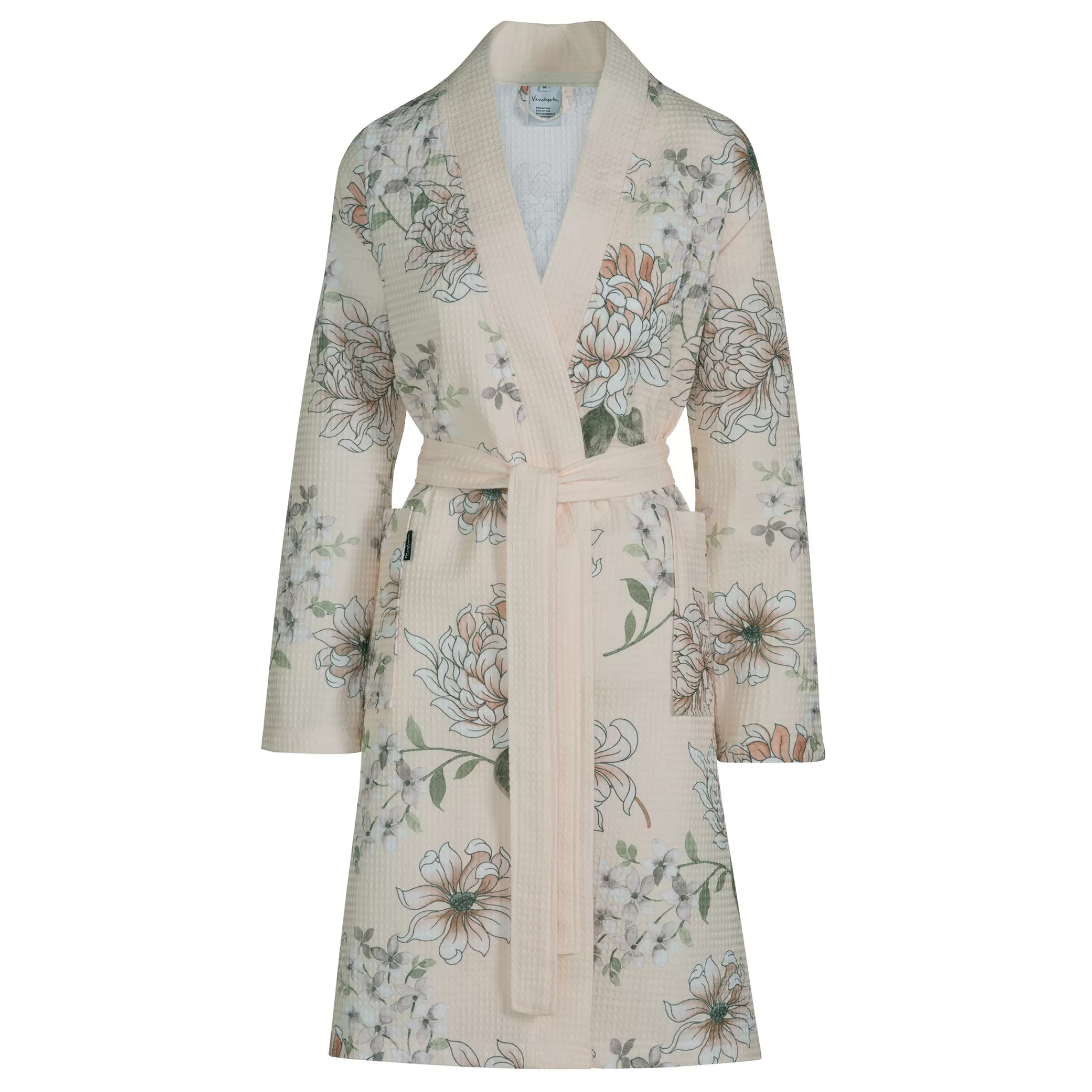 Vandyck Short Bathrobe*Bathrobe Joy Color Cream Tan-189 (Bage22102)
