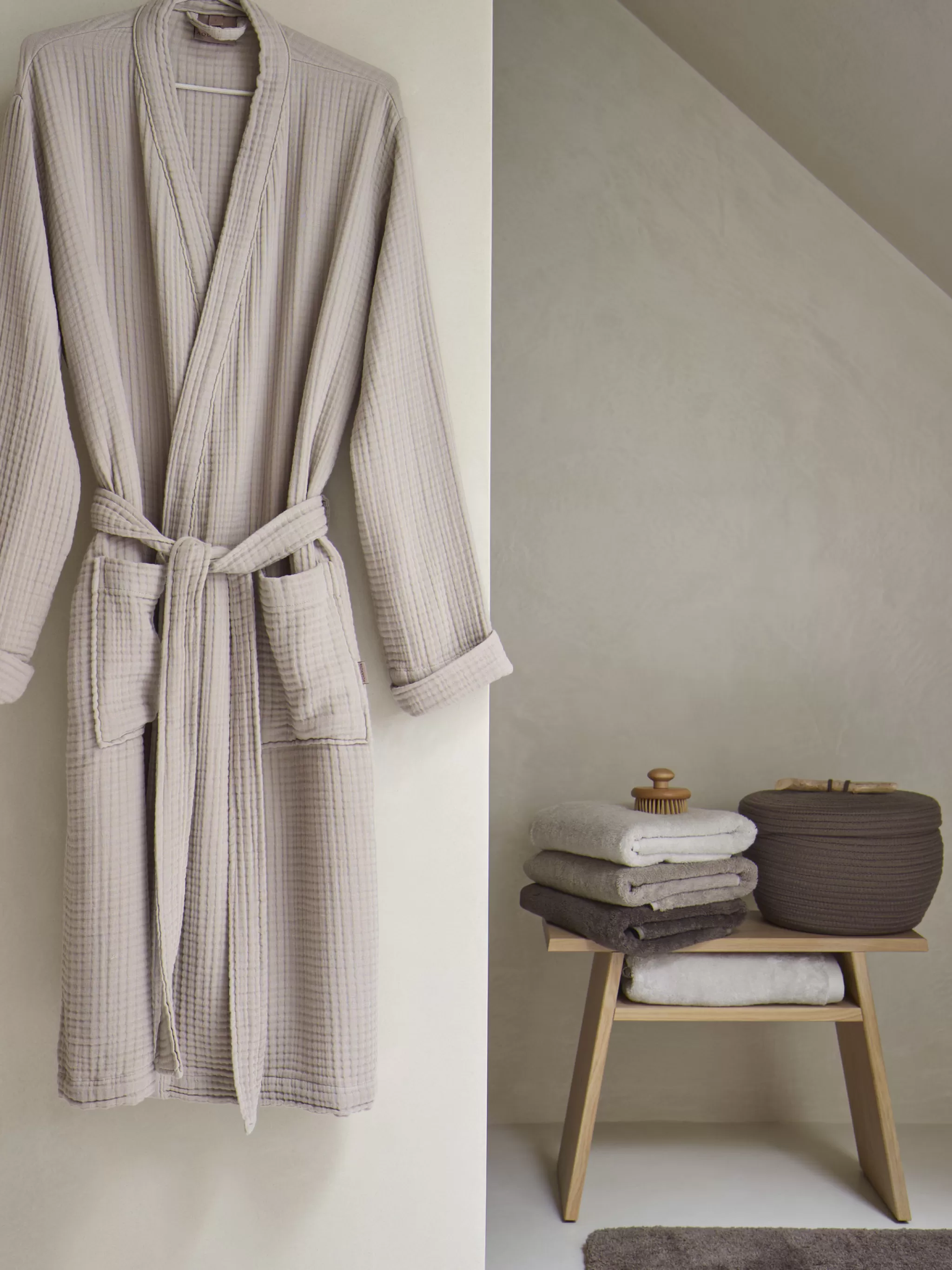 Aquanova Ladies*Bathrobe Marin Color Truffle (Marbg-106)