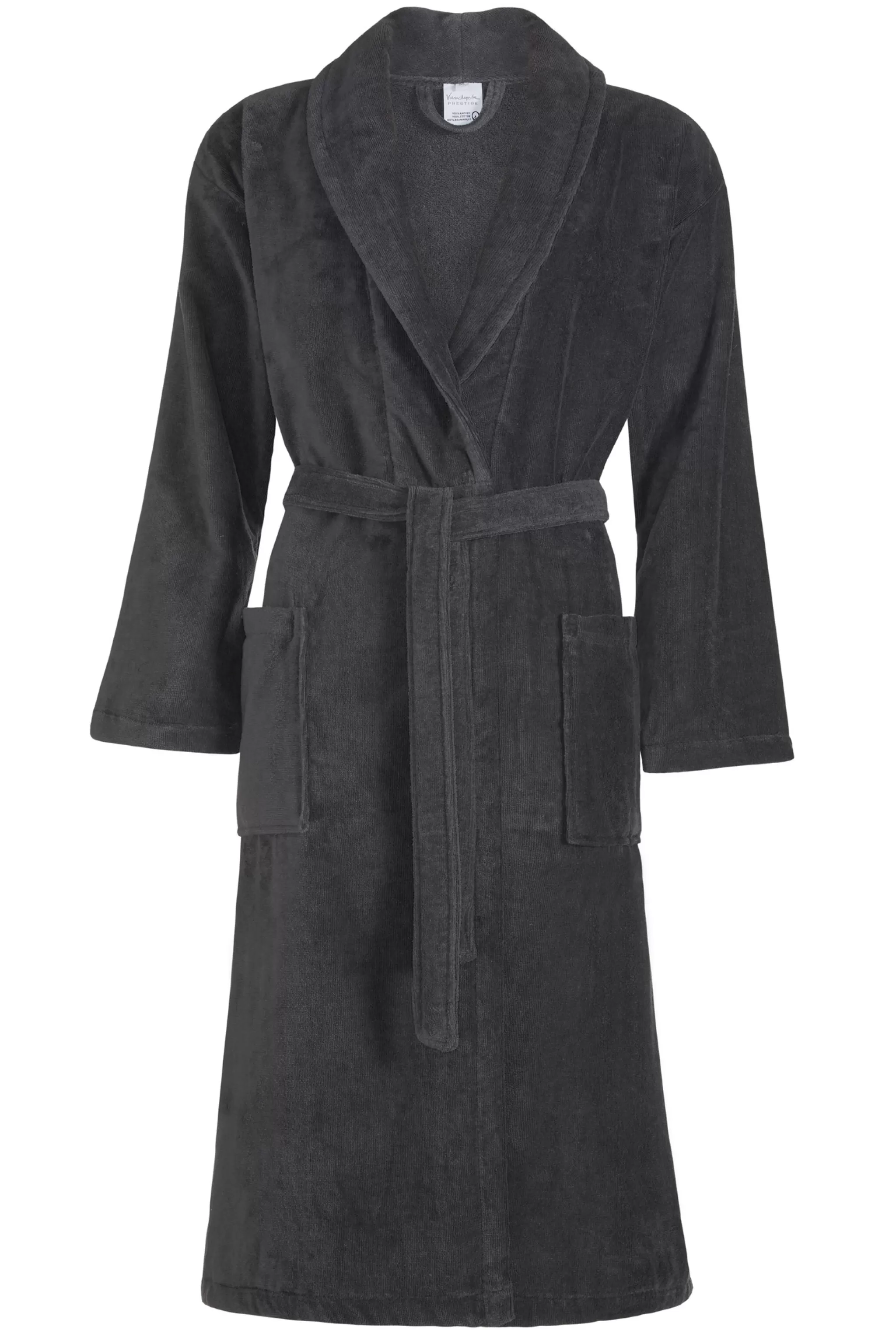 Vandyck Gentlemen*Bathrobe Prestige Dark Gray (Bapa19202)