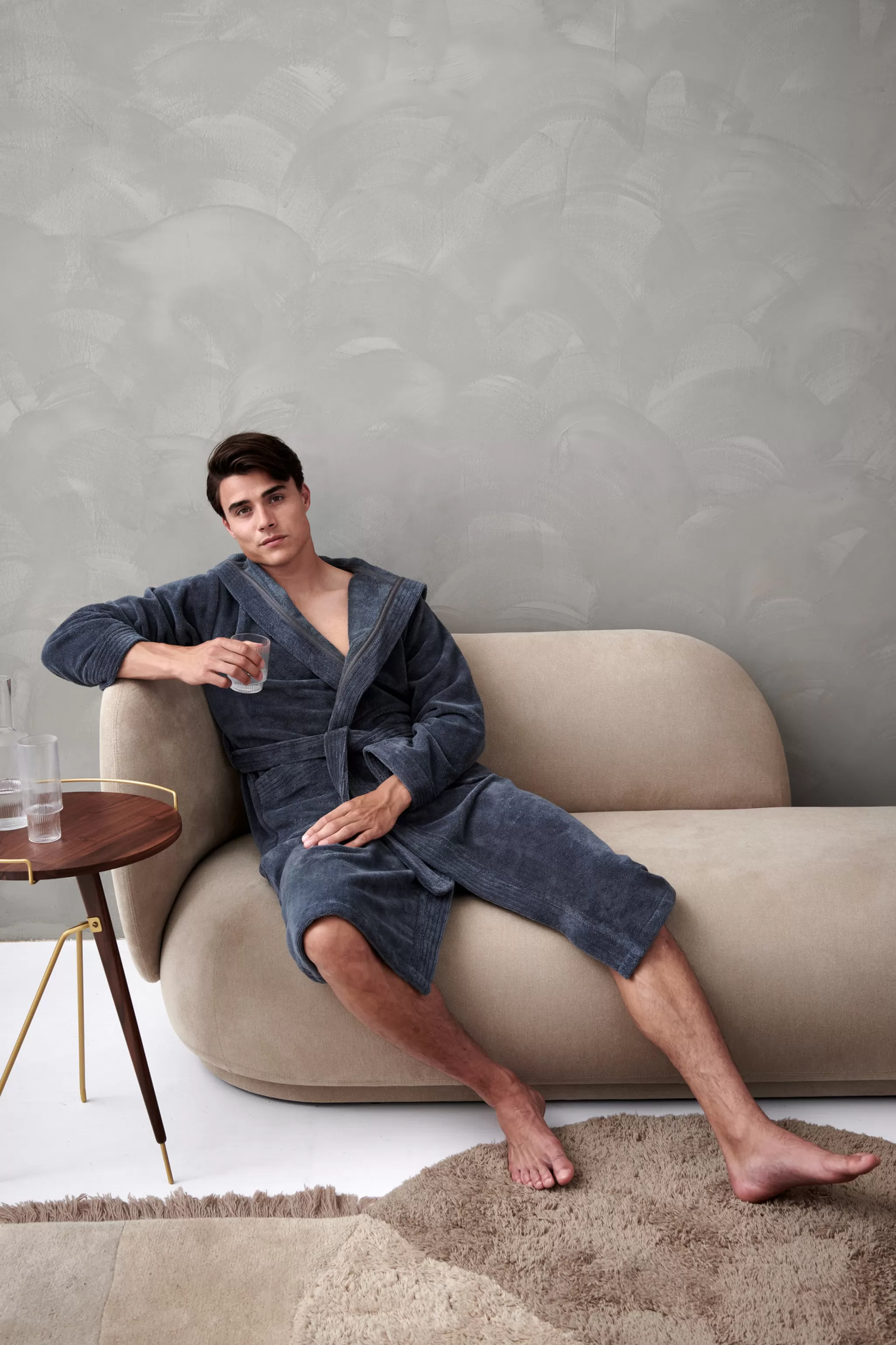 Vandyck Gentlemen*Bathrobe Taylor Color Oceanview (Bage22205)