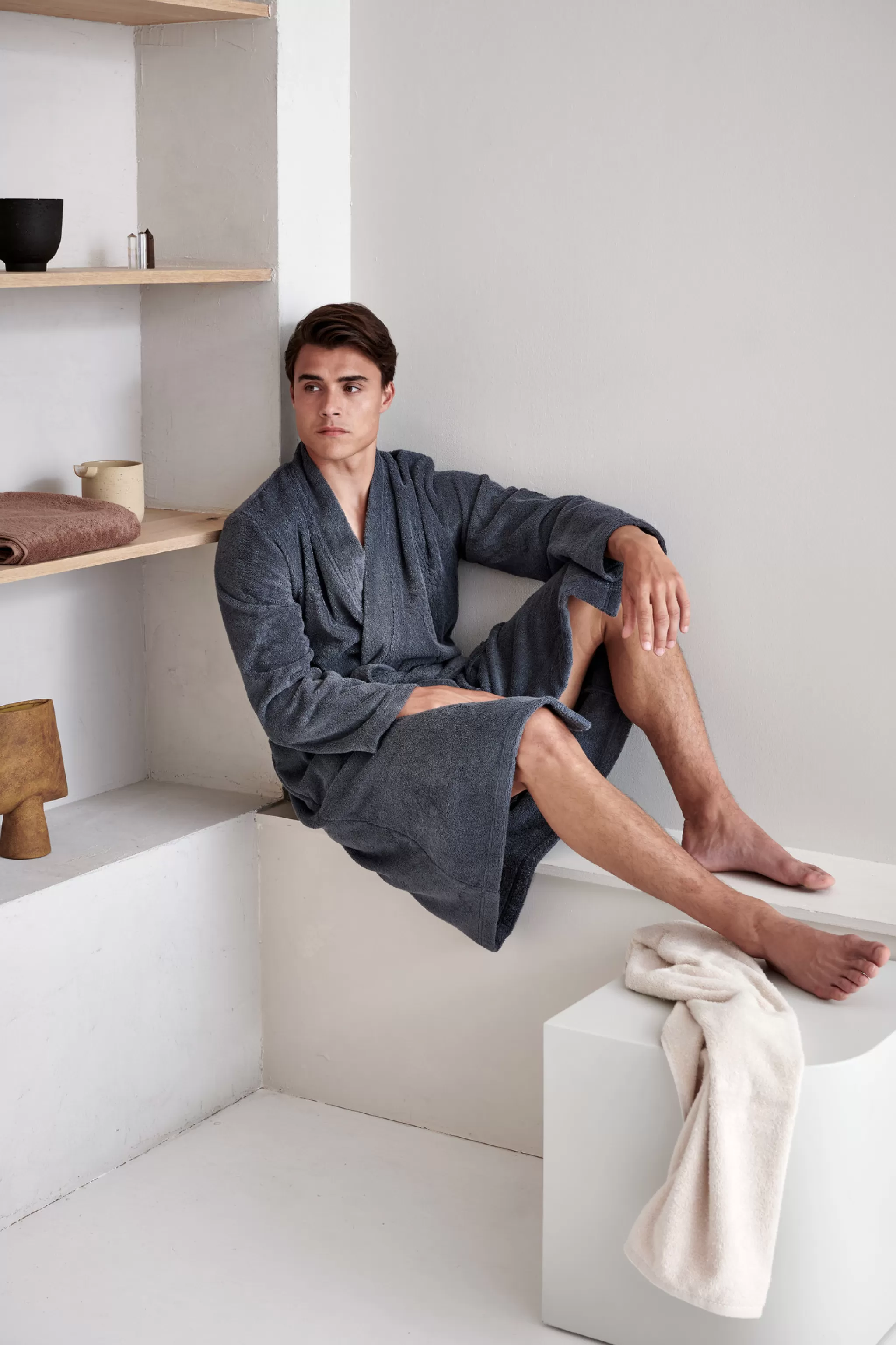 Vandyck Gentlemen*Bathrobe Toledo Color Oceanview (Bage22105)