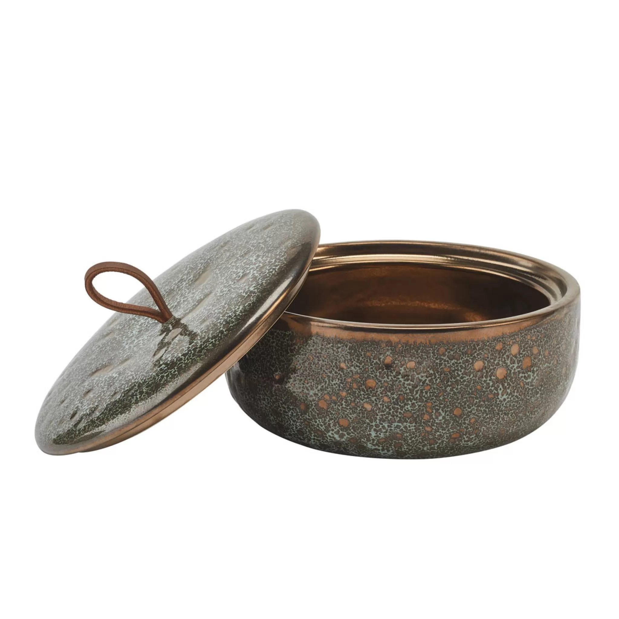 Aquanova Beauty Box*Bowl / Dish With Lid Ugo Vintage Bronze-854 (Ugoshm-854)