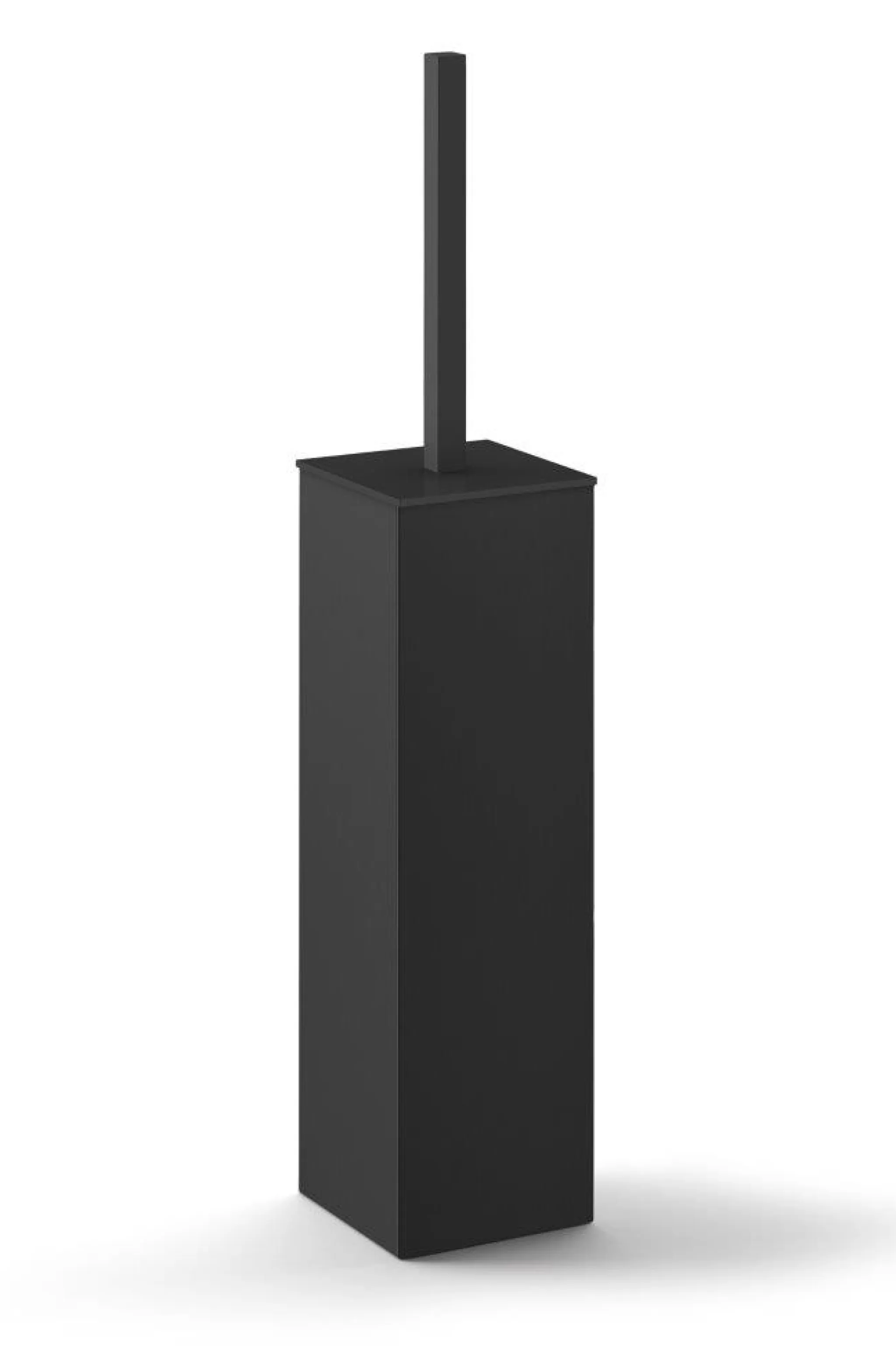 Zack Toilet Brush Holder*Carvo Toilet Brush Set Square 40509 (Black)
