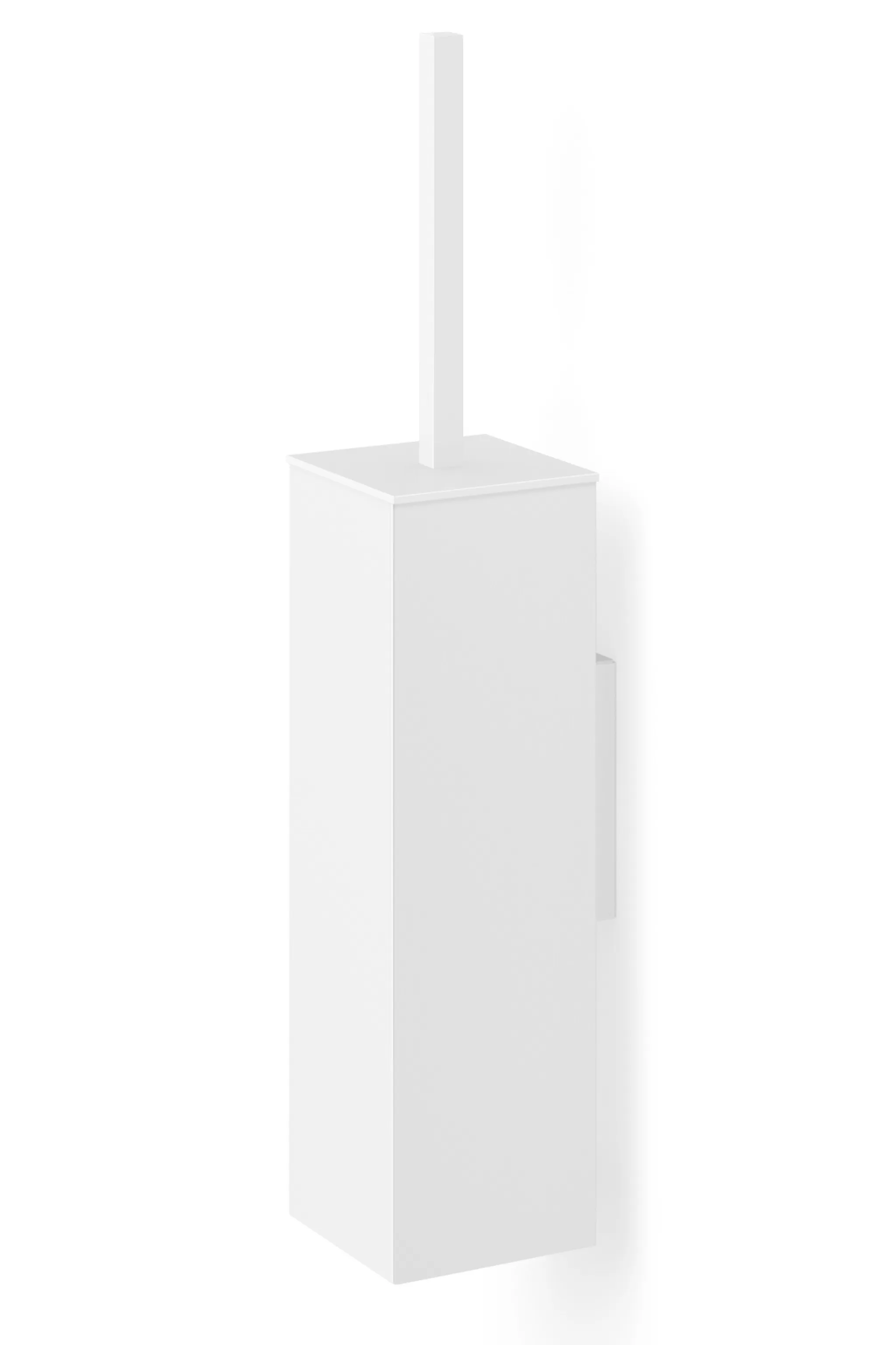 Zack Toilet Brush Holder*Carvo Toilet Brush Set Wall Square 40821 (White)