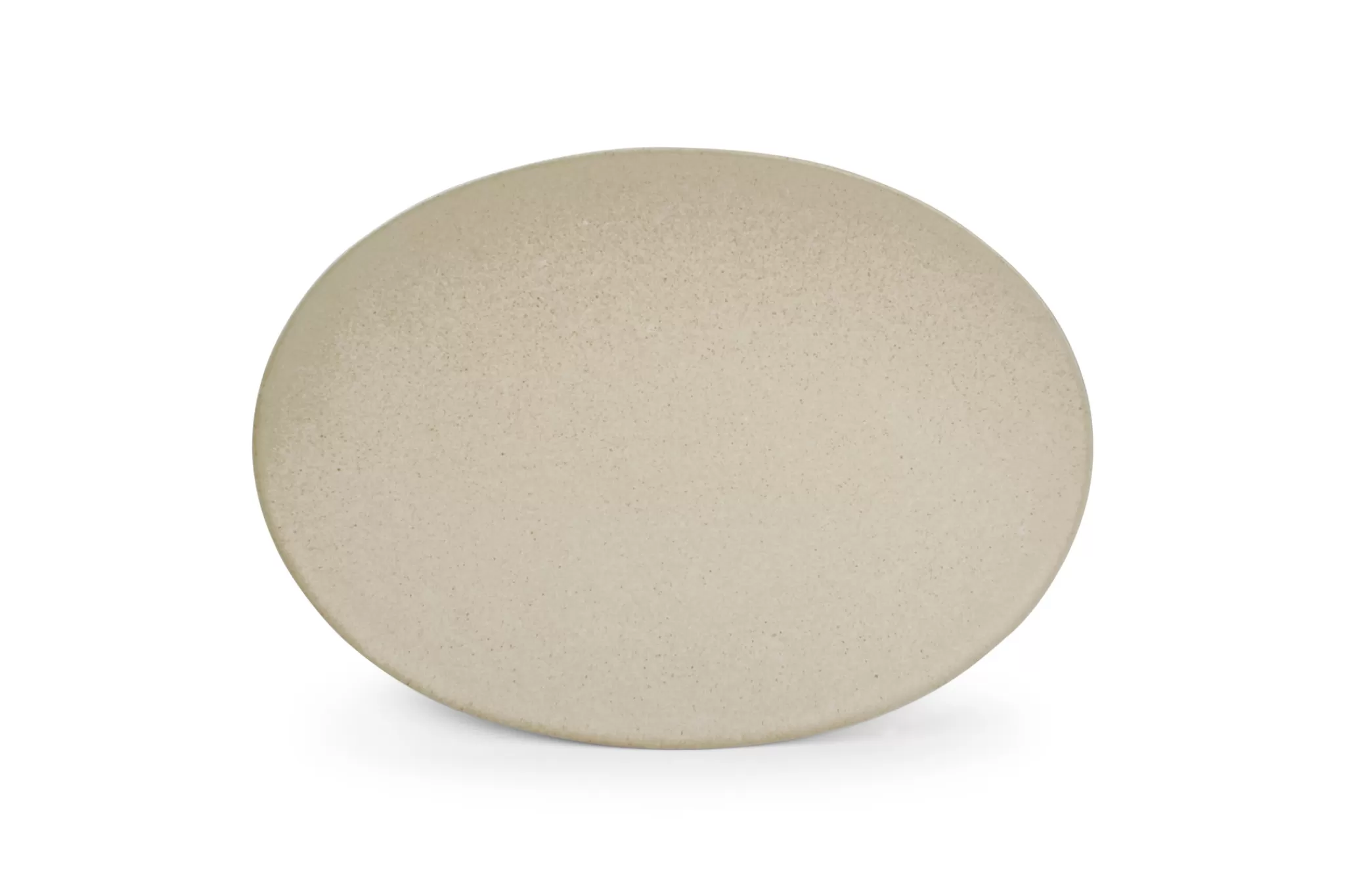 Clearance Cirro Flat Plate Oval 36 Cm - Beige (740956) Circo