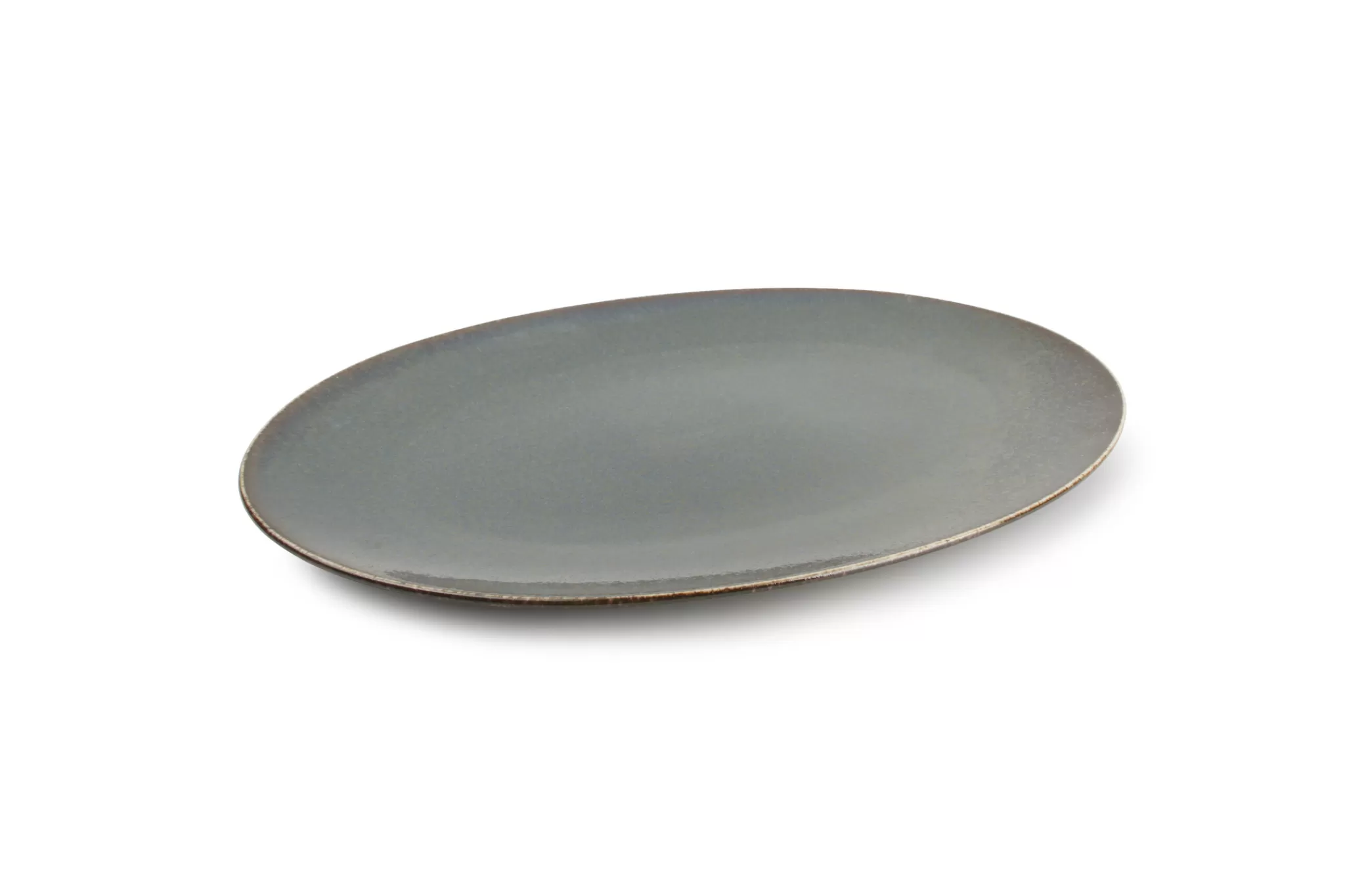 Clearance Cirro Flat Plate Oval / Serving Plate 36 Cm - Green Multi (740557) Circo