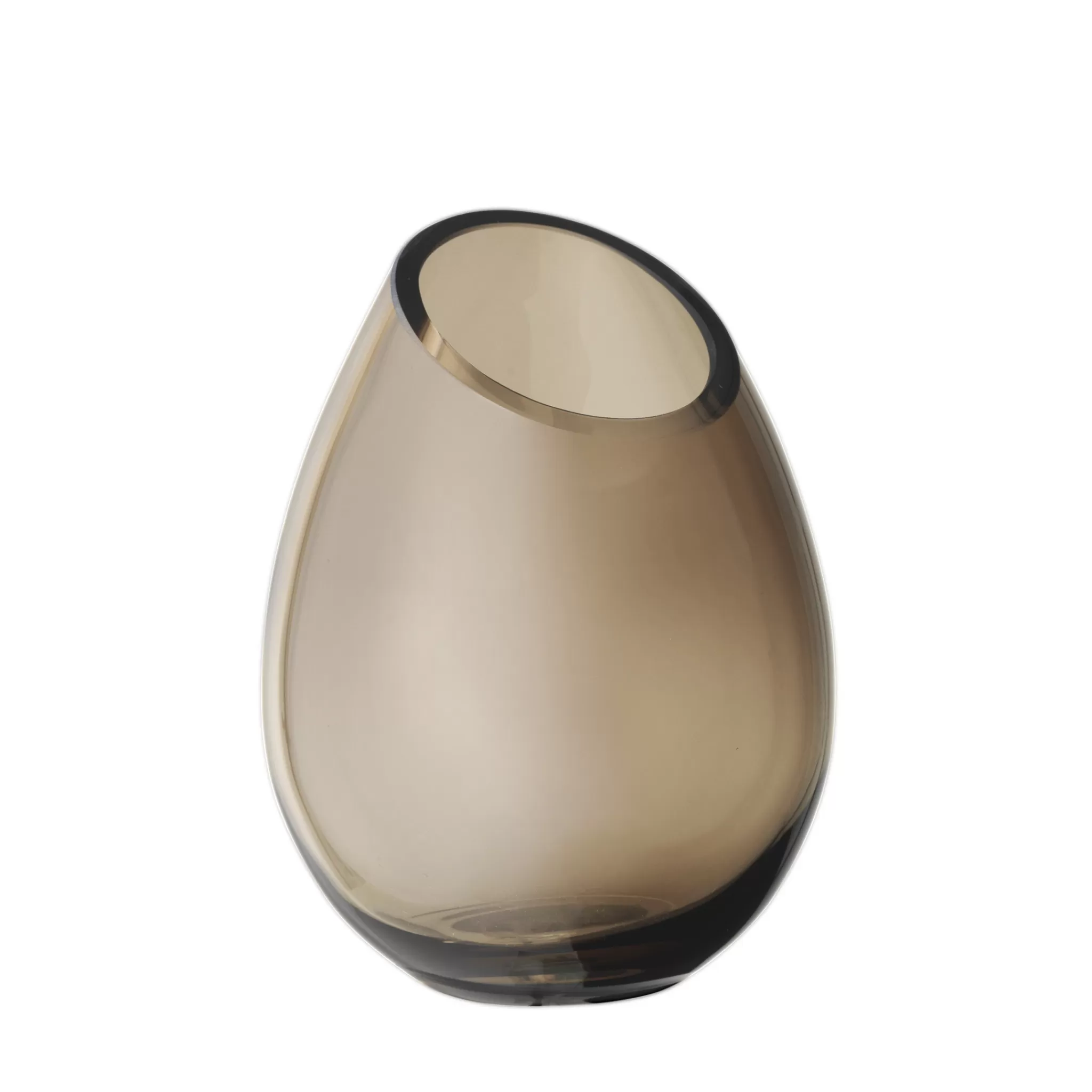 Blomus Vases*Drop Vase - Color Coffee O12,5 Cm (65964)