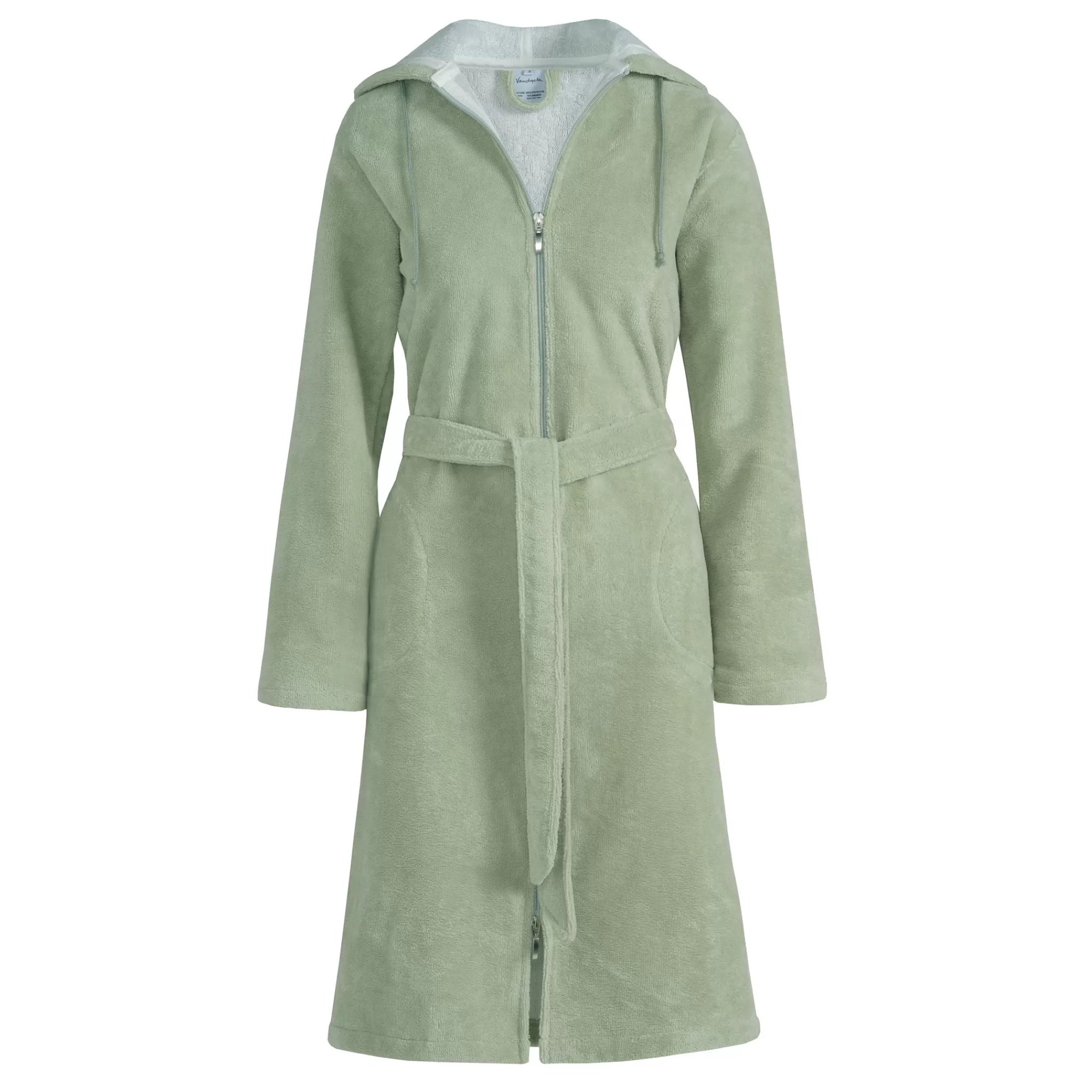 Vandyck Short Bathrobe*Duchess Bathrobe Color Pale Olive (Bage17203)