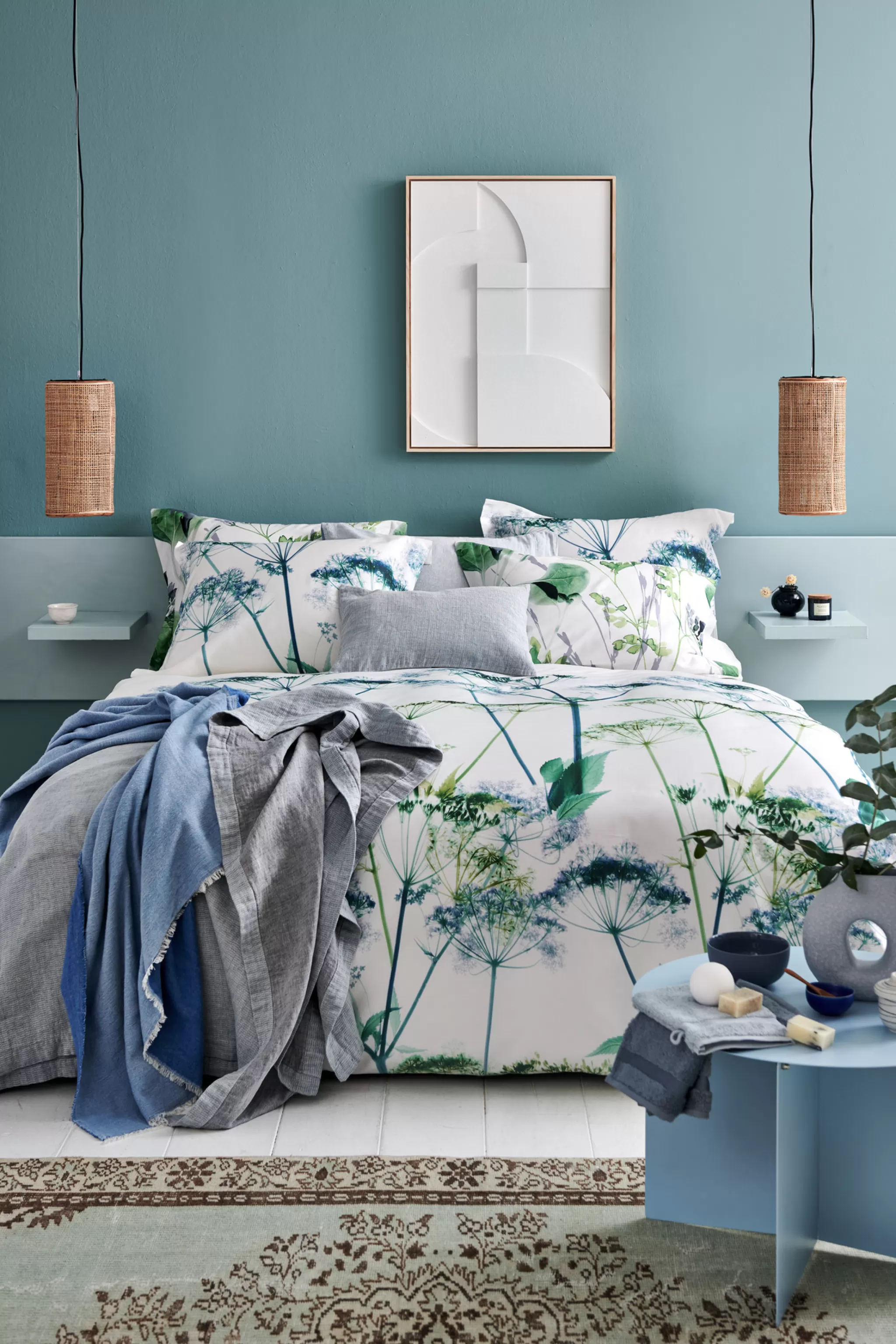 Best Duvet Cover Elderflower Multicolor 200X220 Cm (Satin) Sasa21102 2 Persons