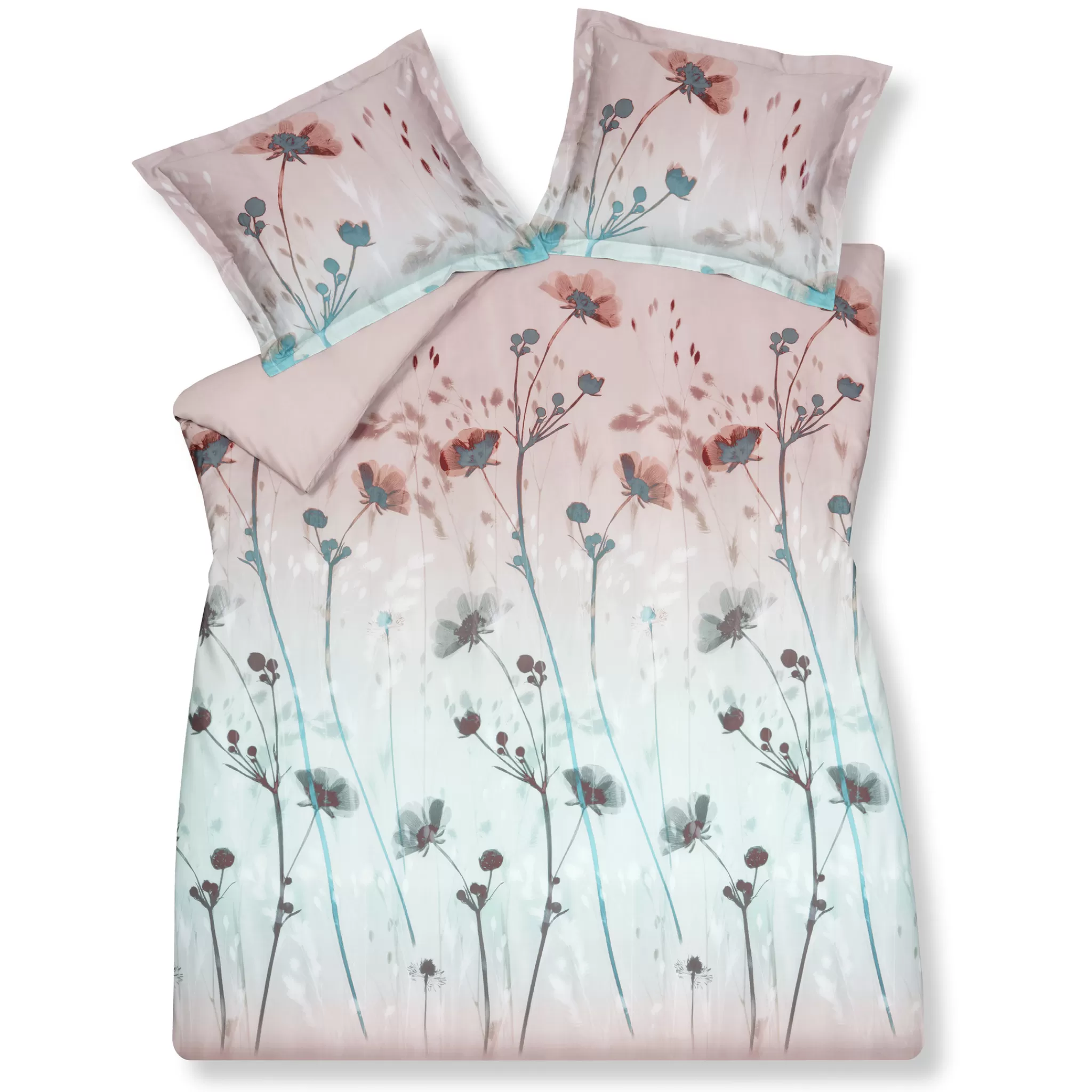 Flash Sale Duvet Cover October Rust Old Rose 200X220 Cm (Satin) Sasa20213 2 Persons