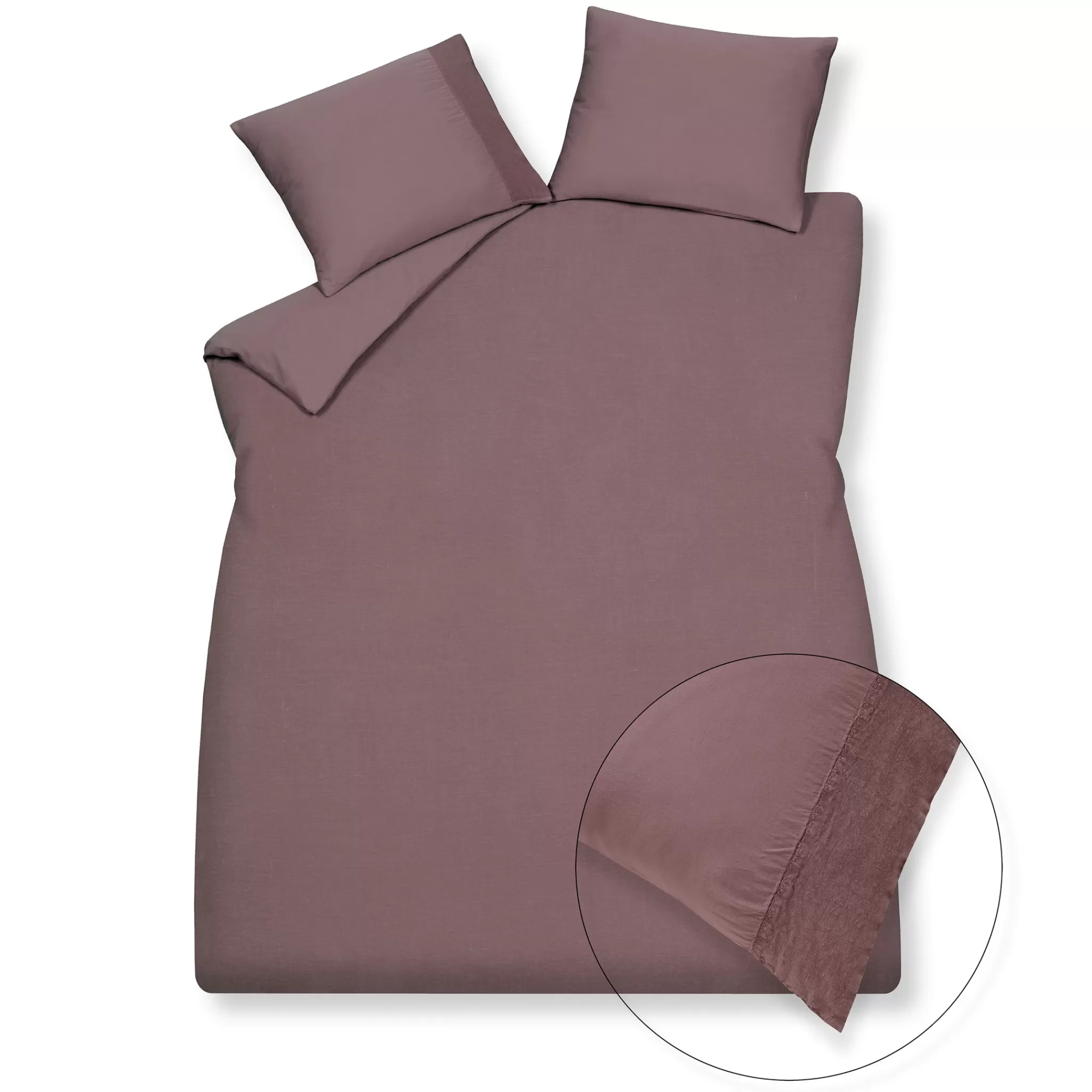 Cheap Duvet Cover Pure 07 Brownie 140X220 Cm (Linen / Satin Cotton) Prsa17207 1 Person