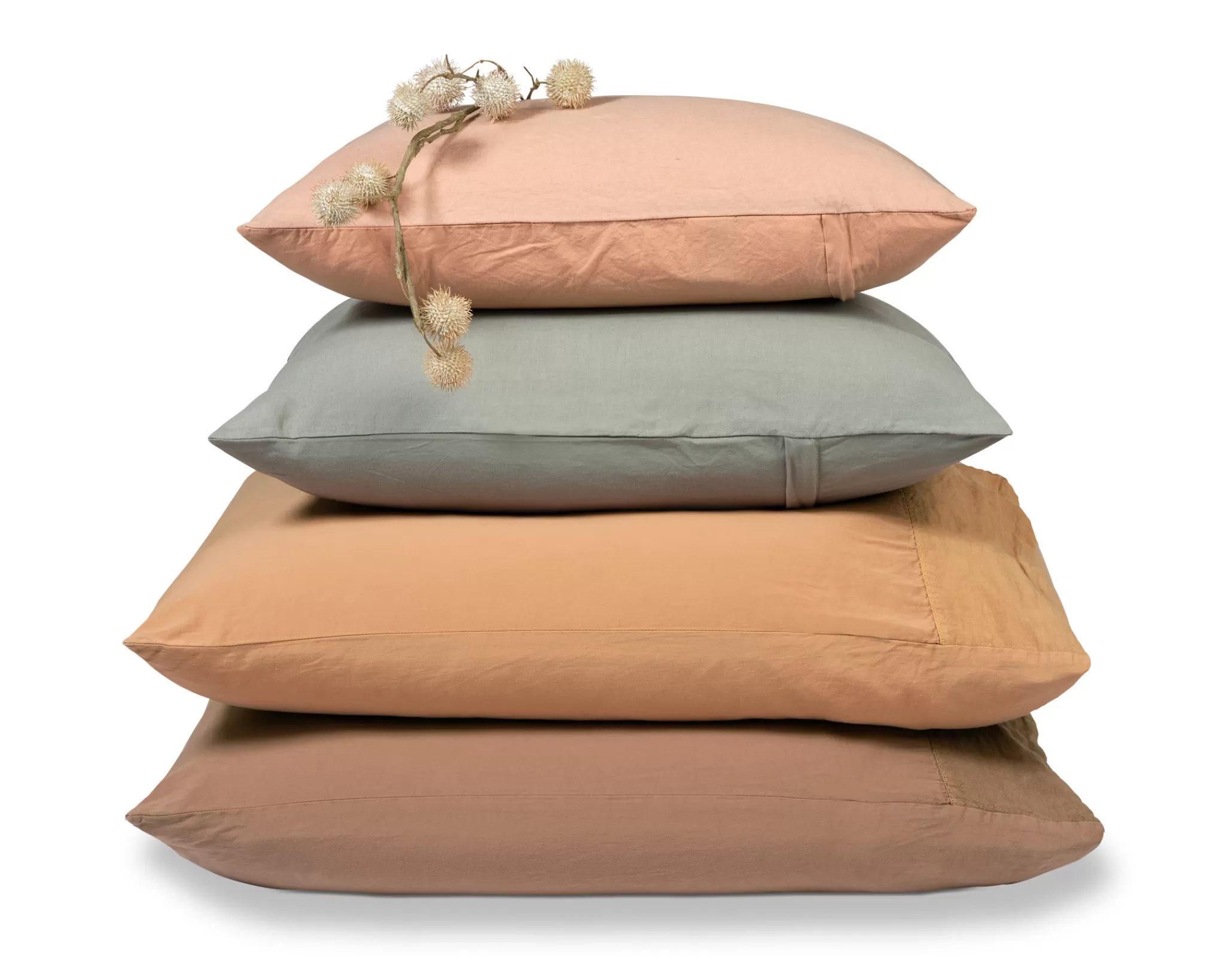 Discount Duvet Cover Pure 07 Brownie 200X220 Cm (Linen / Satin Cotton) Prsa17207 2 Persons