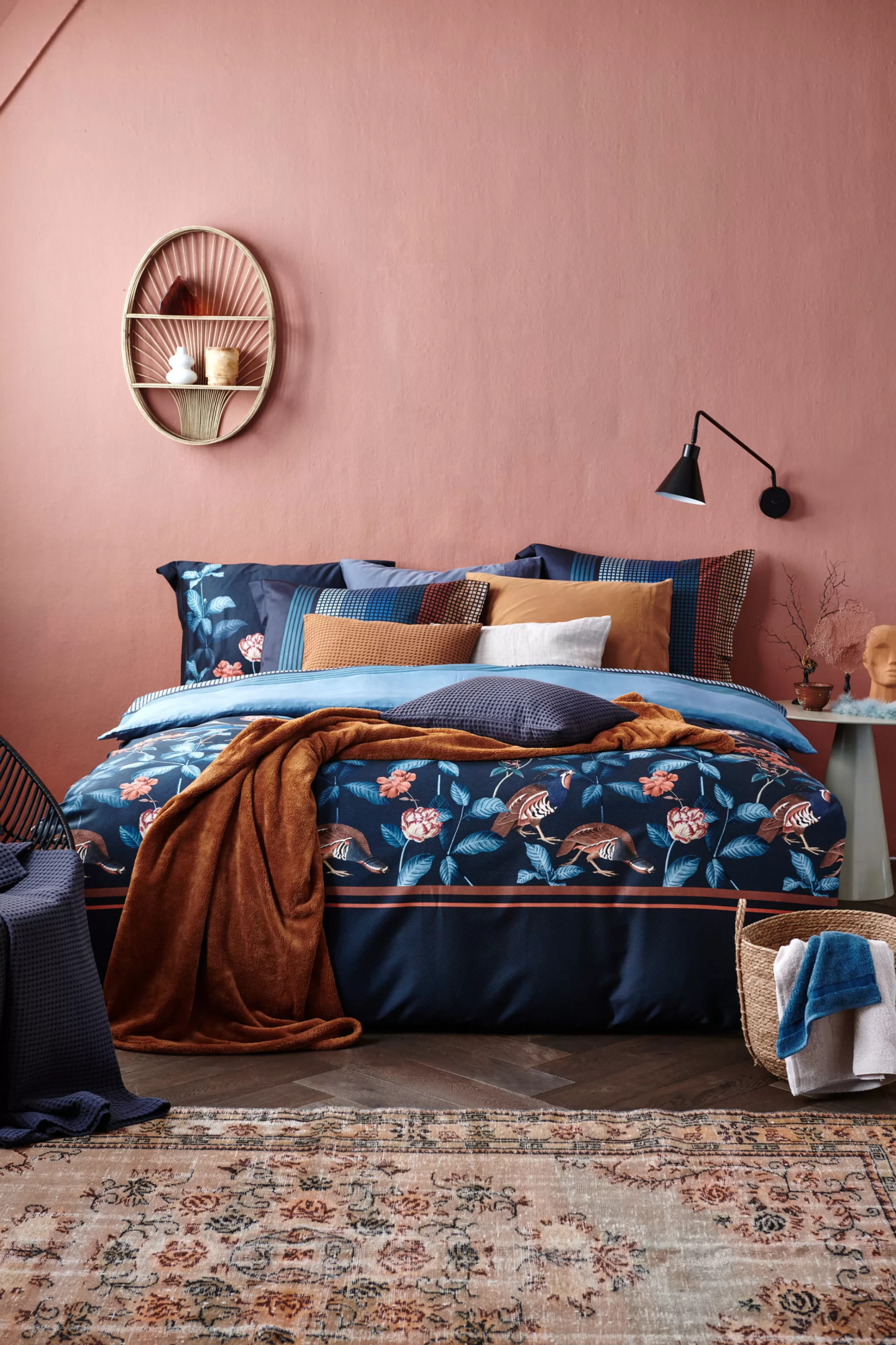 Outlet Duvet Cover Pure 07 Cognac 200X220 Cm (Linen / Satin Cotton) Prsa17207 2 Persons