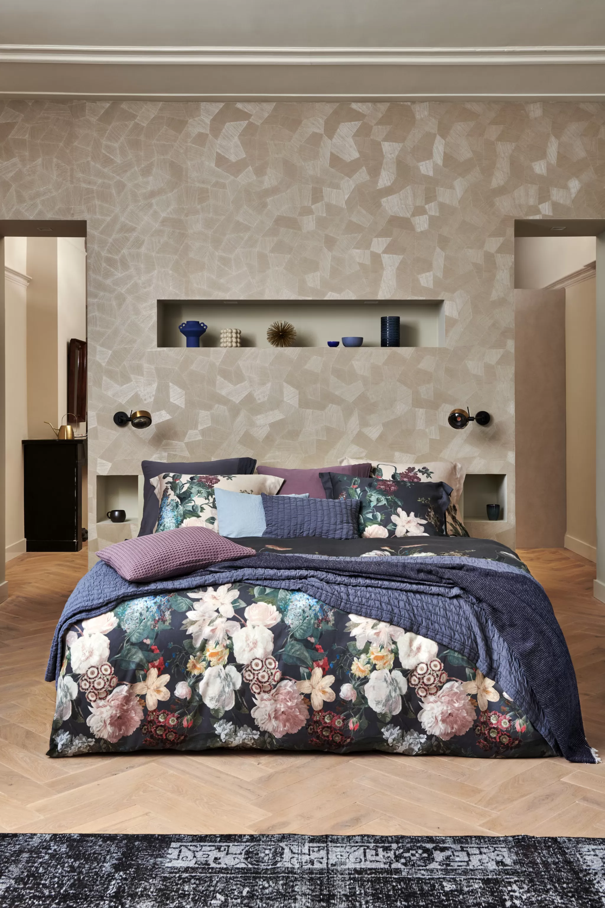 Clearance Duvet Cover Pure 07 Oceanview 200X220 Cm (Linen / Satin Cotton) Prsa17207 2 Persons
