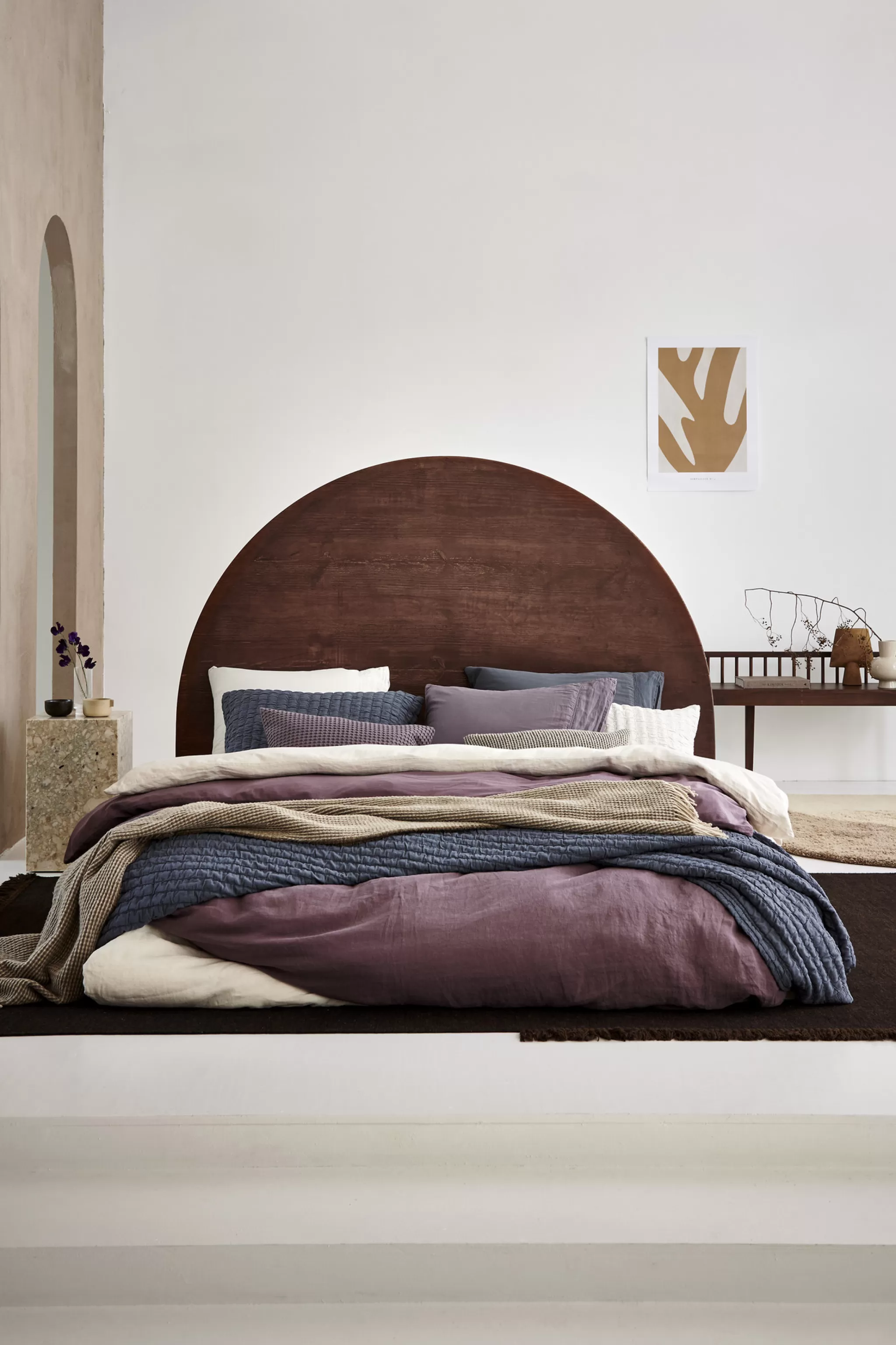 Hot Duvet Cover Pure 07 Oceanview 240X220 Cm (Linen / Satin Cotton) Prsa17207 Twin Beds