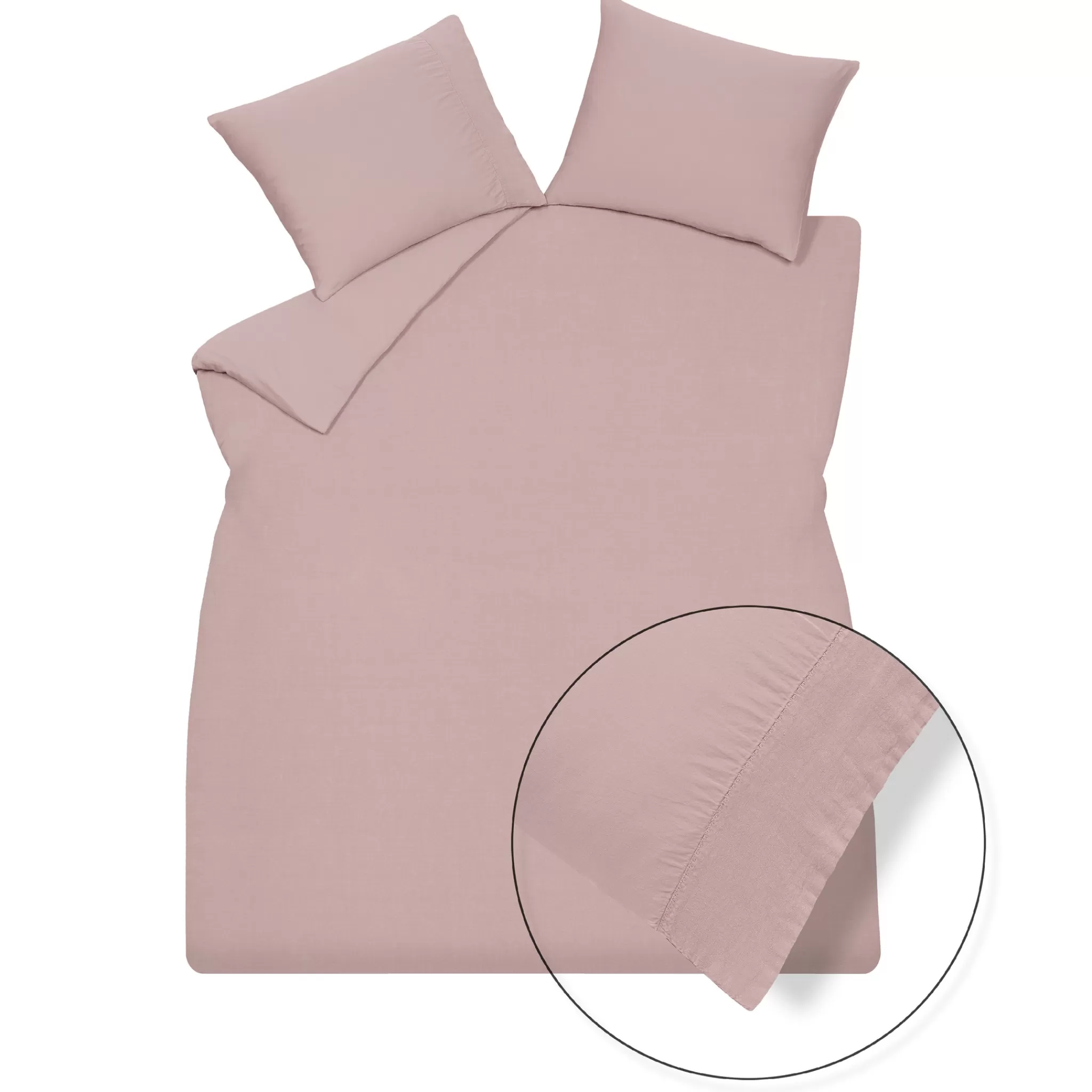 Hot Duvet Cover Pure 07 Viola 240X220 Cm (Linen / Satin Cotton) Prsa17207 Twin Beds