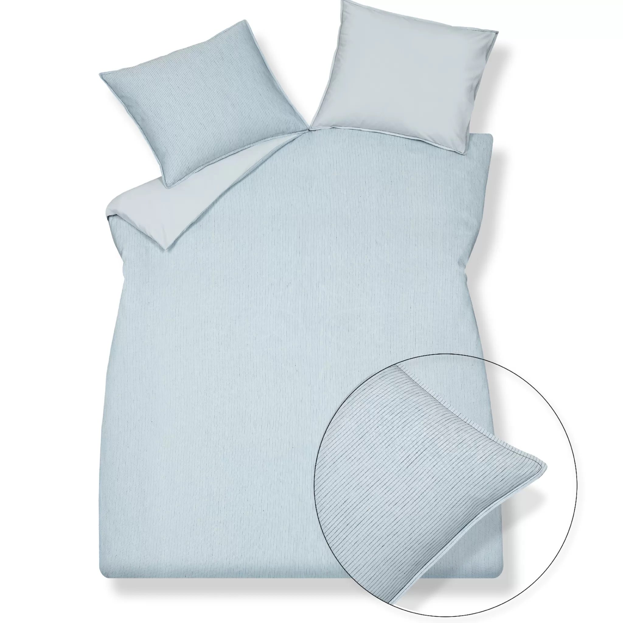 Hot Duvet Cover Pure 27 Faded Denim 140X220 Cm (Linen / Cotton) Prsa19127 1 Person