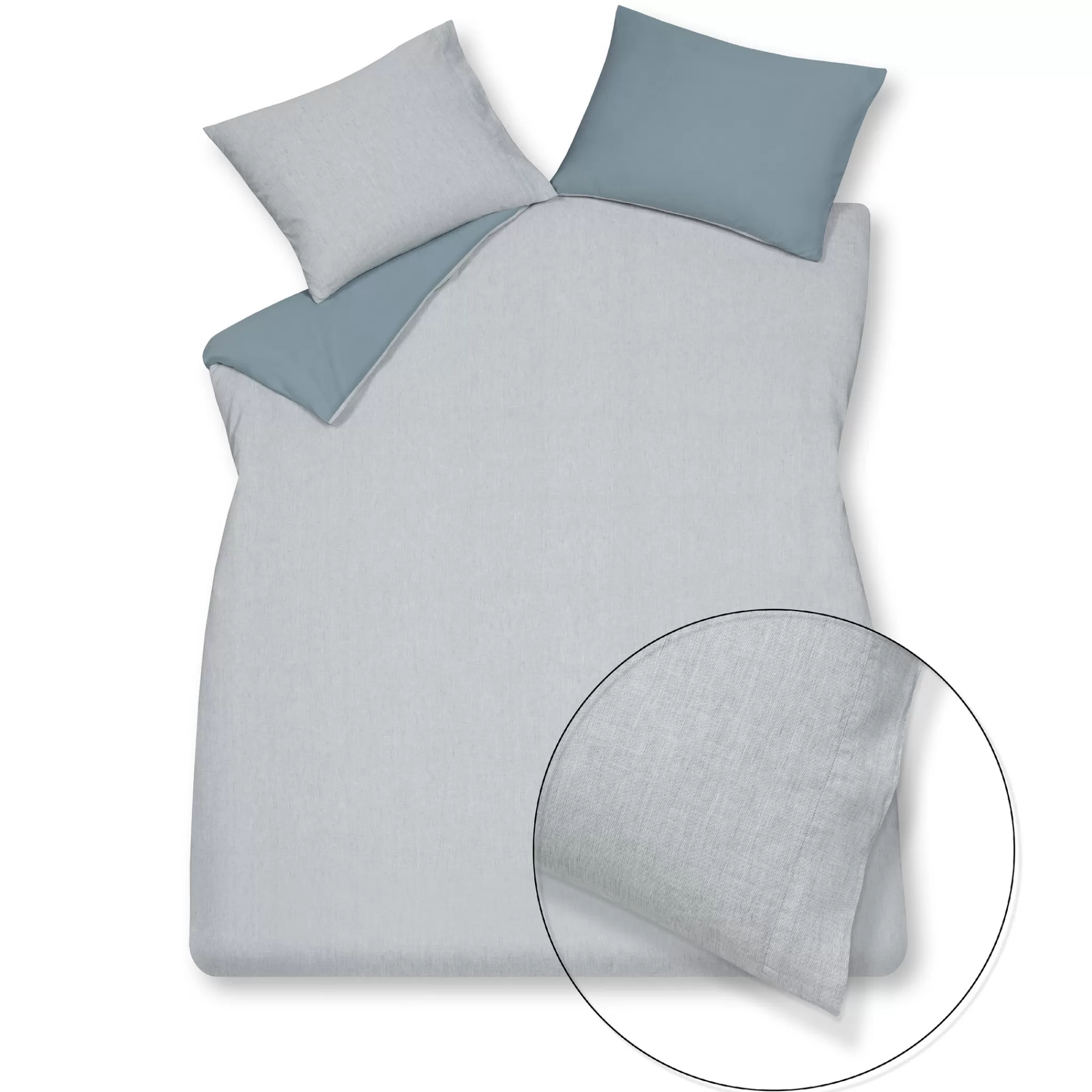 Flash Sale Duvet Cover Pure 41 Faded Denim 200X220 Cm (Linen / Cotton) Prsa20141 2 Persons