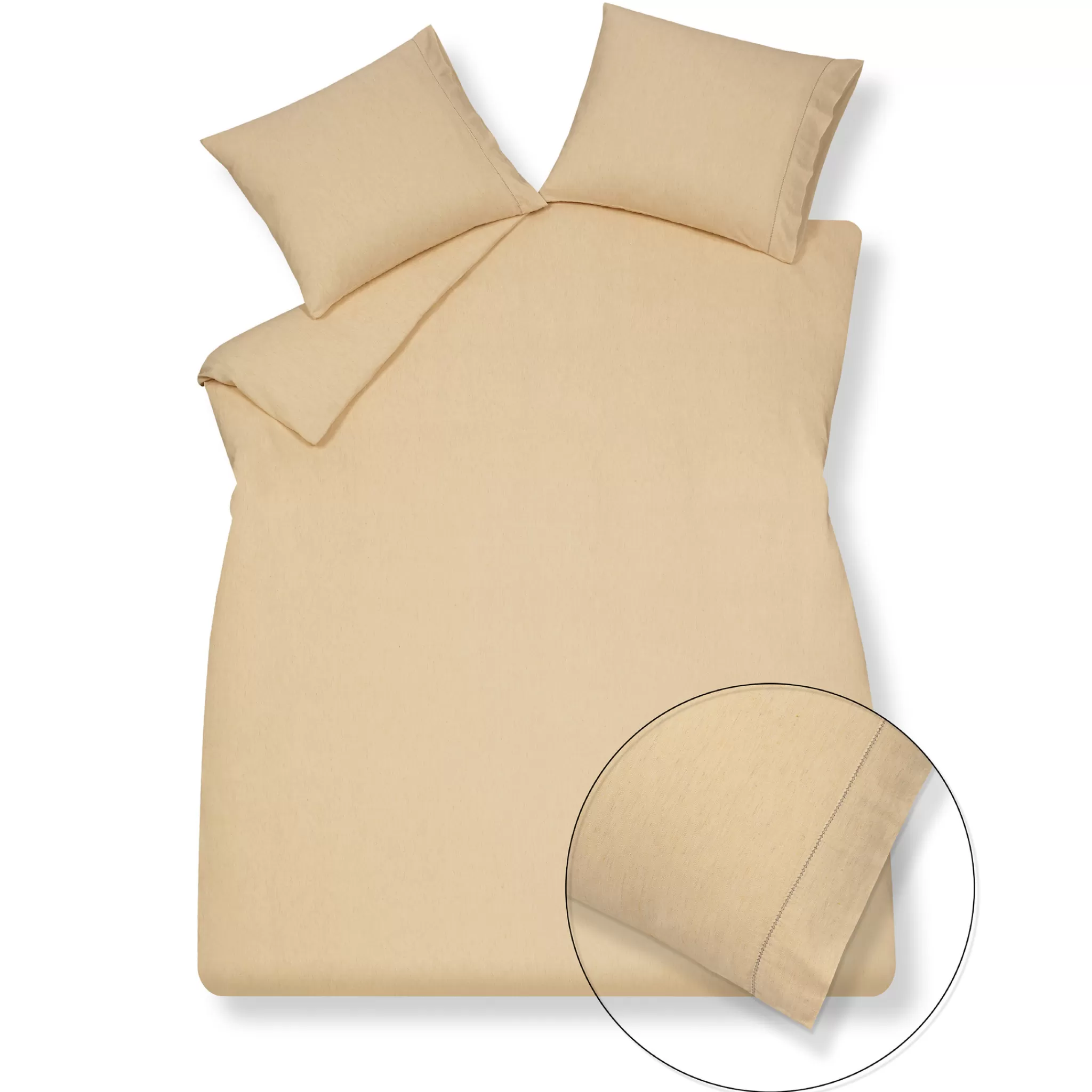 Sale Duvet Cover Pure 42 Light Honey 200X220 Cm (Cotton / Viscose) Prsa20142 2 Persons