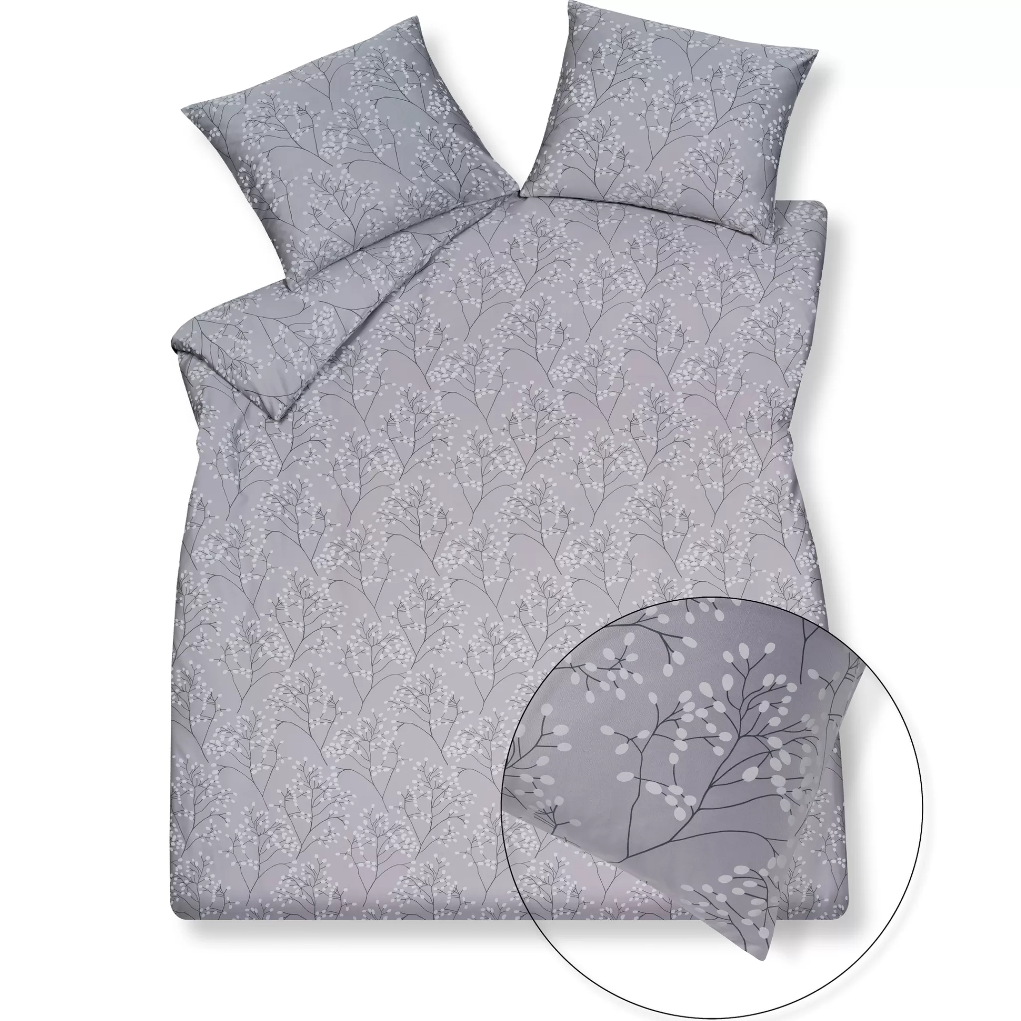 Outlet Duvet Cover Pure 51 Steelgrey 200X220 Cm (Satin Cotton) Prsa20251 2 Persons