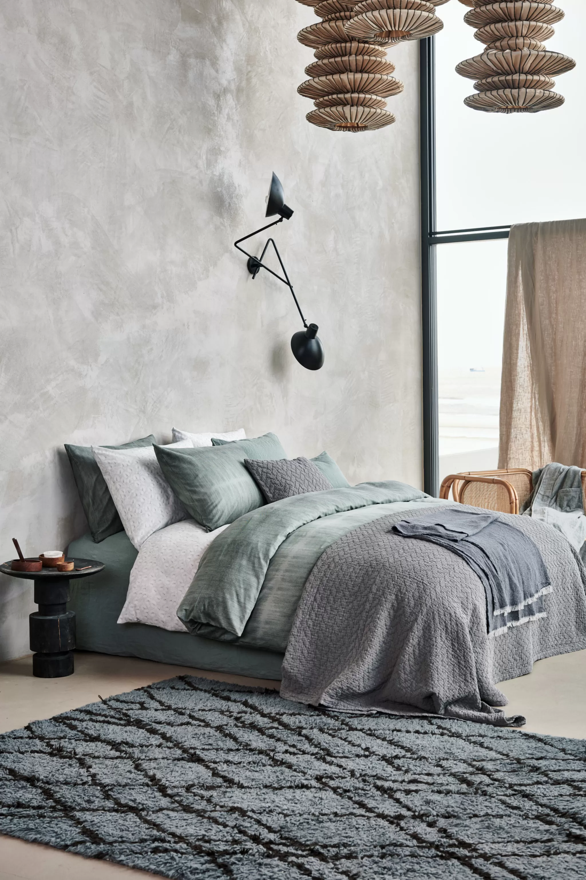 Hot Duvet Cover Pure 58 Smoke Green 200X220 Cm (Satin Cotton) Prsa21258 2 Persons