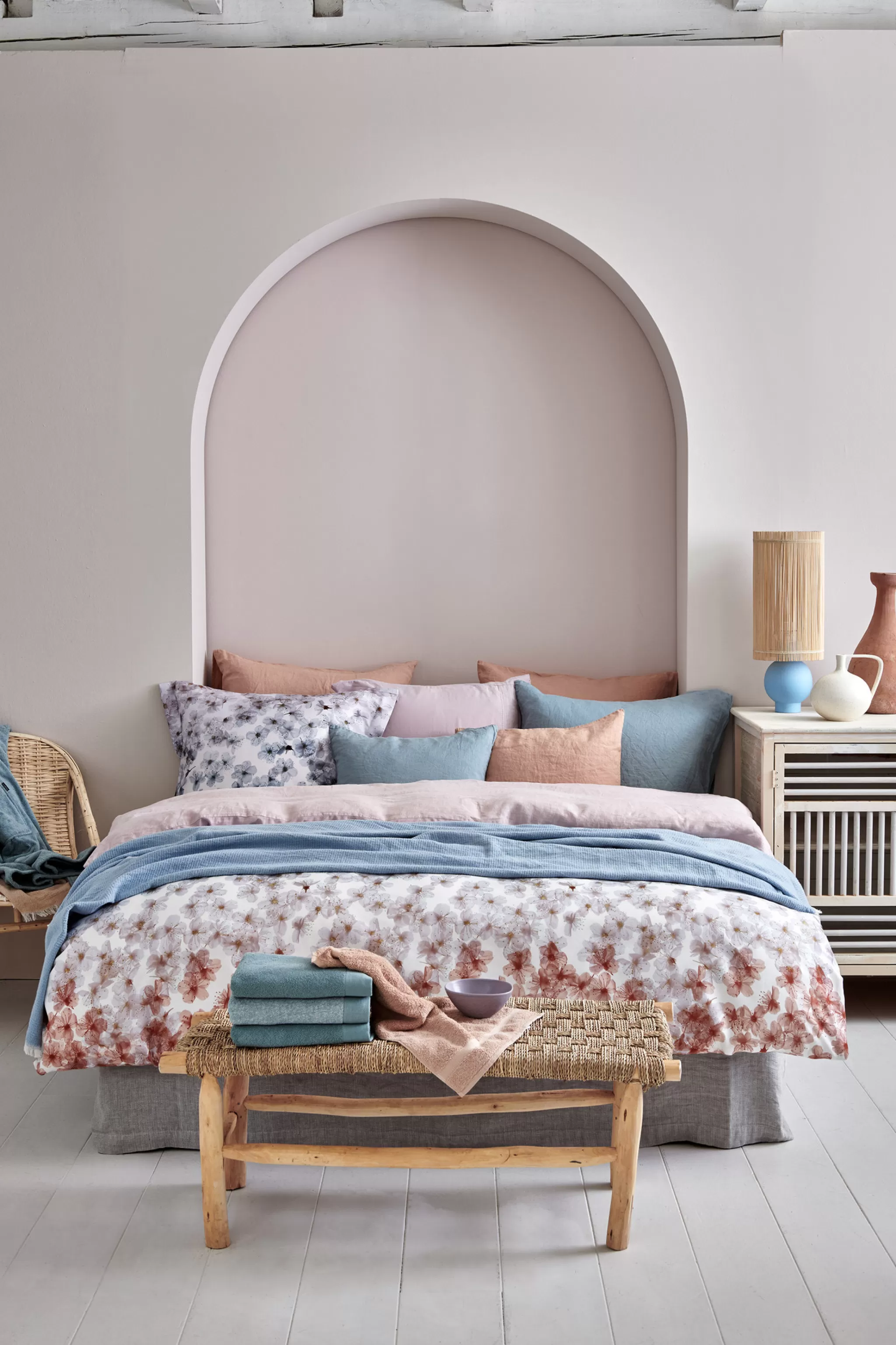 Hot Duvet Cover Purity 79 Praline 140X220 Cm (Linen / Cotton) Puco16179 1 Person