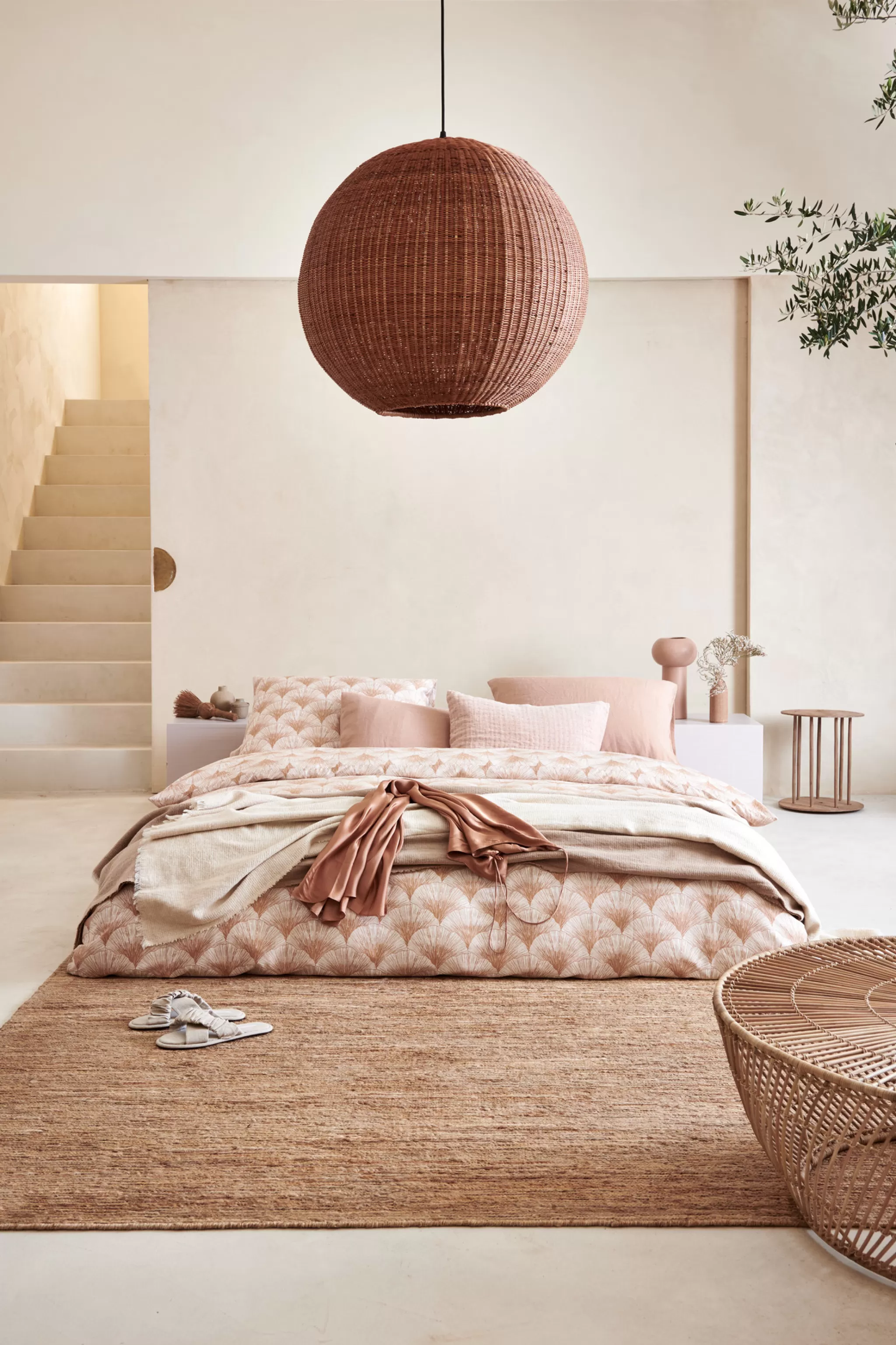 Hot Duvet Cover Purity 79 Praline 140X220 Cm (Linen / Cotton) Puco16179 1 Person