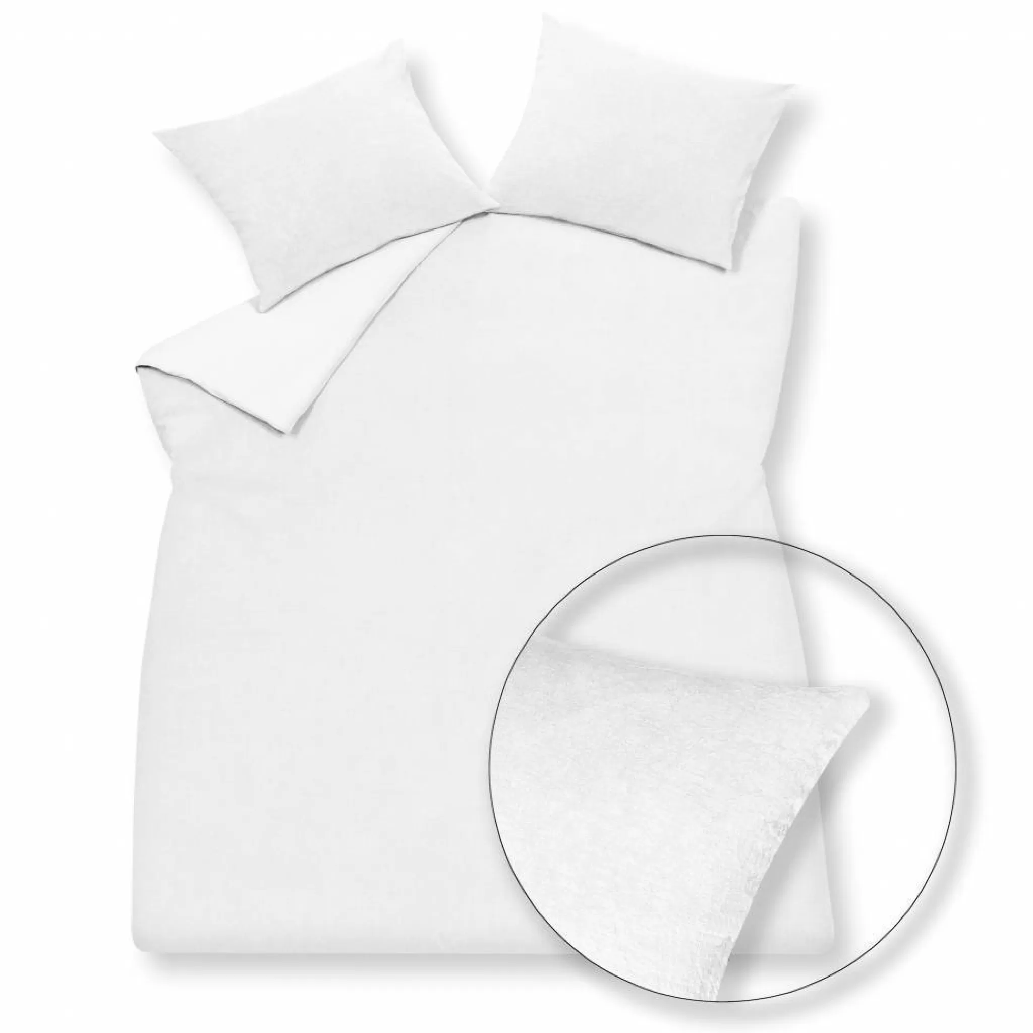 Best Duvet Cover Purity 79 White 140 X 200/220 Cm (Linen) Puco16179 1 Person
