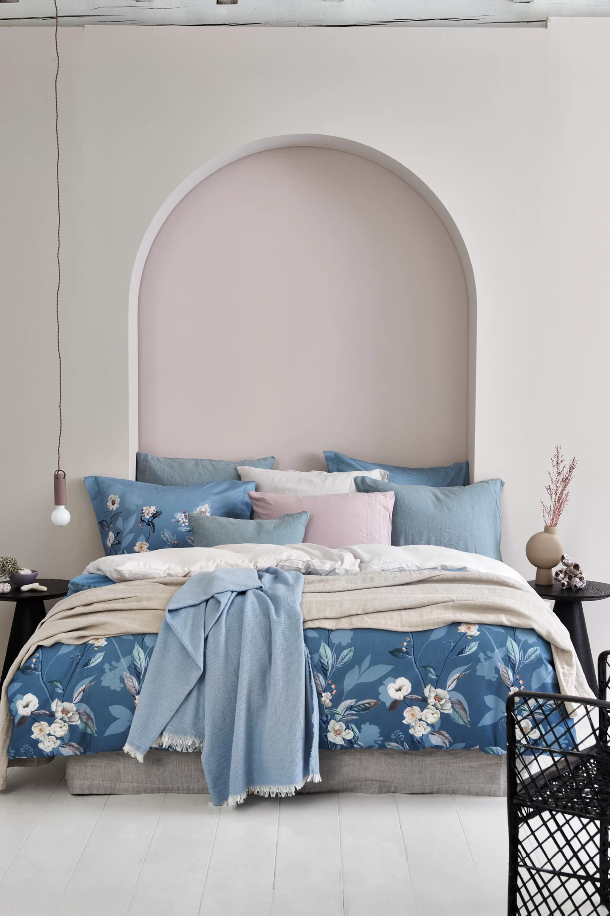 Best Sale Duvet Cover Soft Rose Blue Sky 240X220 Cm (Satin) Sasa22103 Twin Beds
