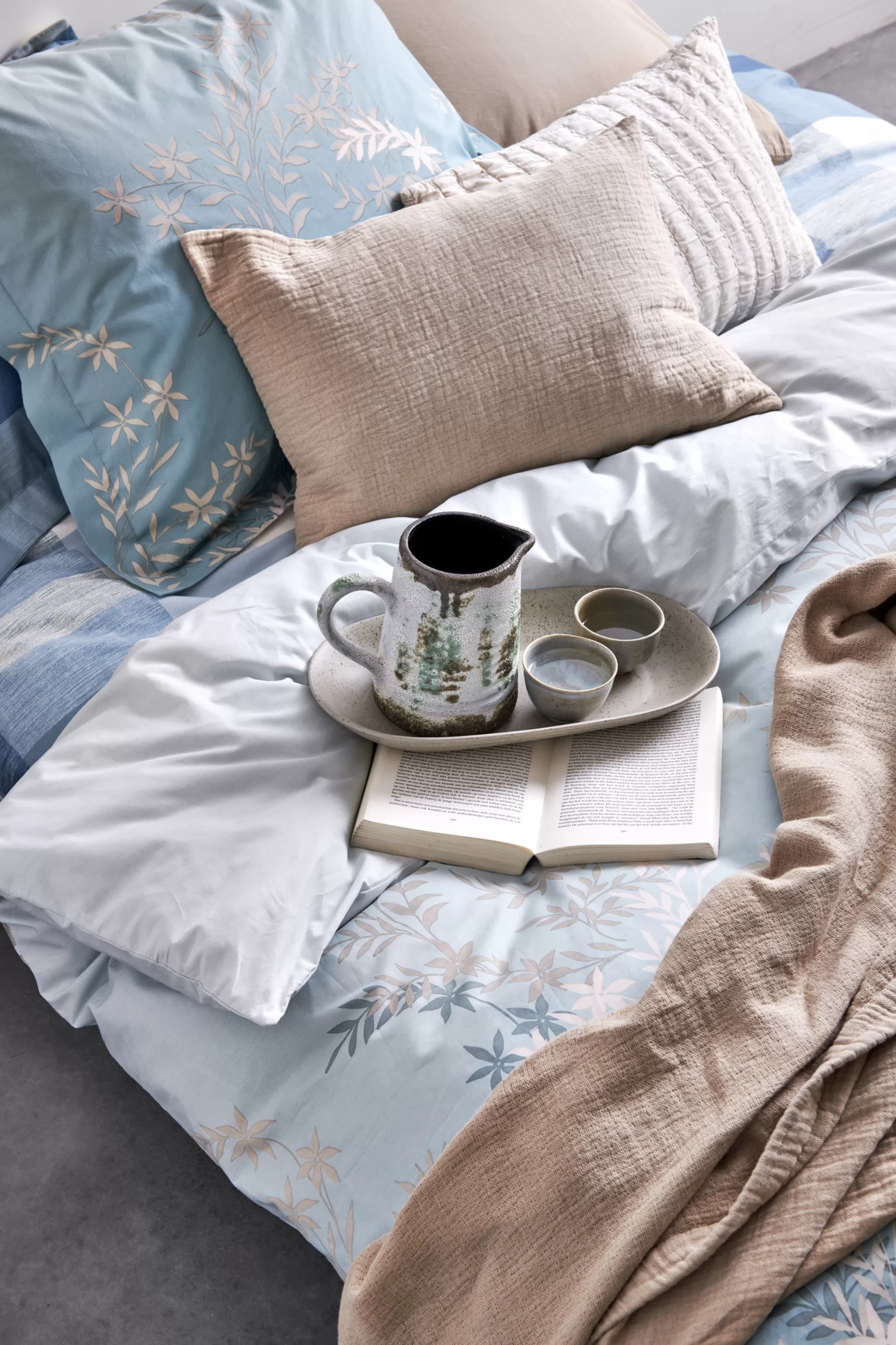 Store Duvet Cover Timeless Powder Blue 140X220 Cm (Sabb23111) 1 Person