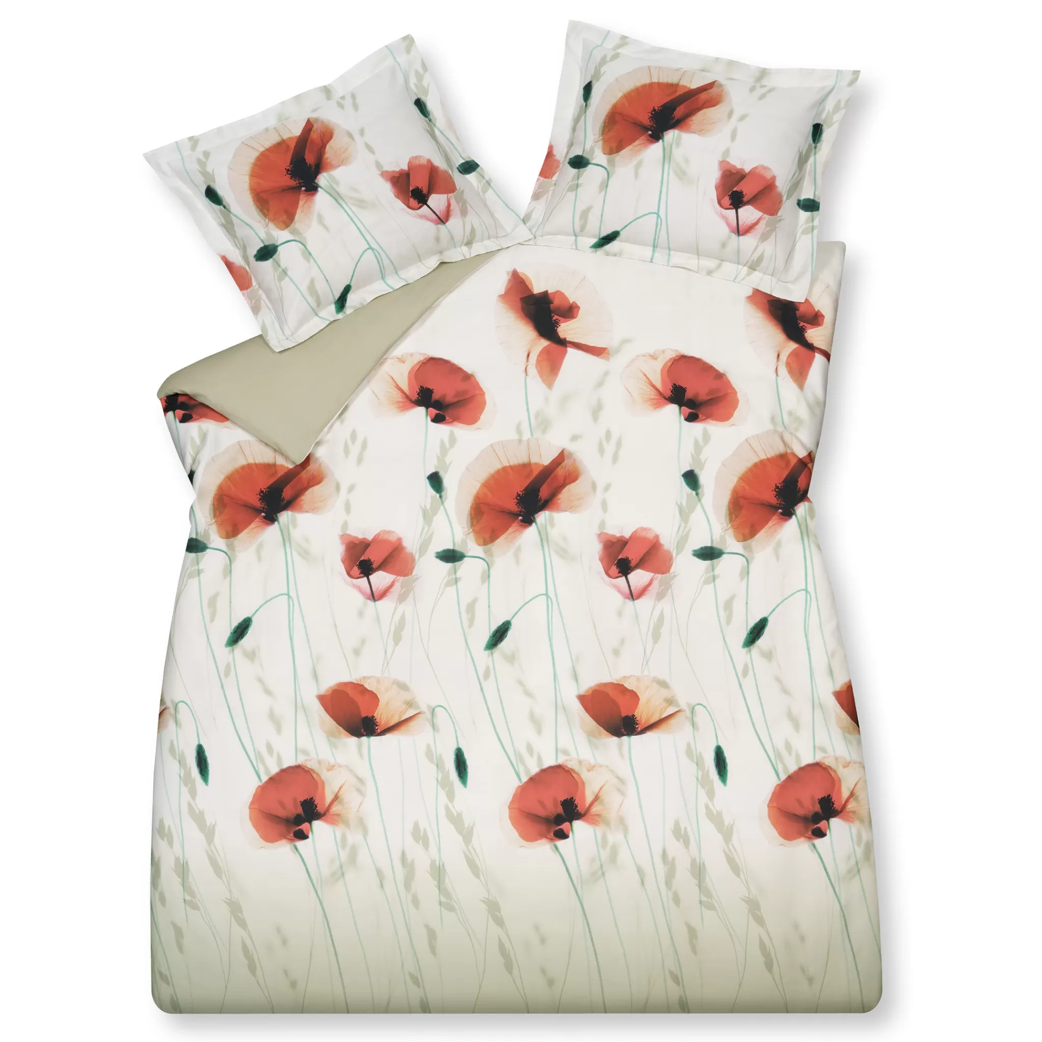 Best Duvet Cover Wild Poppy Multi 200X220 Cm (Satin) Sal221103 2 Persons