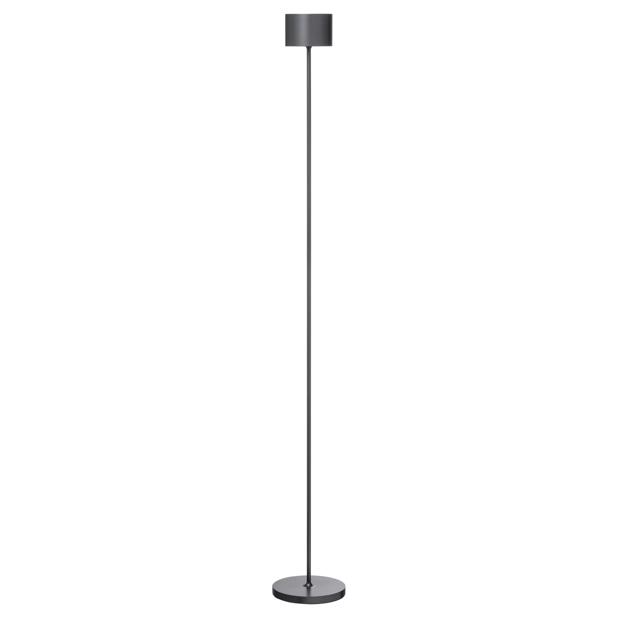 Best Farol Mobile Led Floor Lamp Gunmetal (66221) Height 115 Cm Patio Lighting