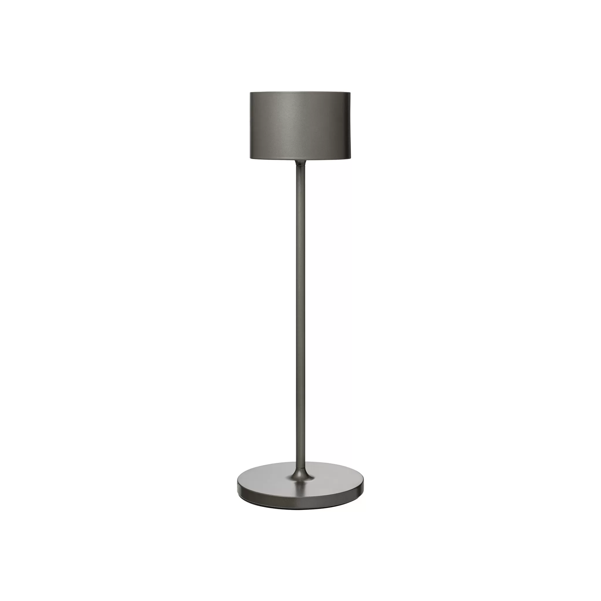 Best Farol Mobile Led Table Lamp Burned Metal (66216) Height 35.5 Cm Patio Lighting