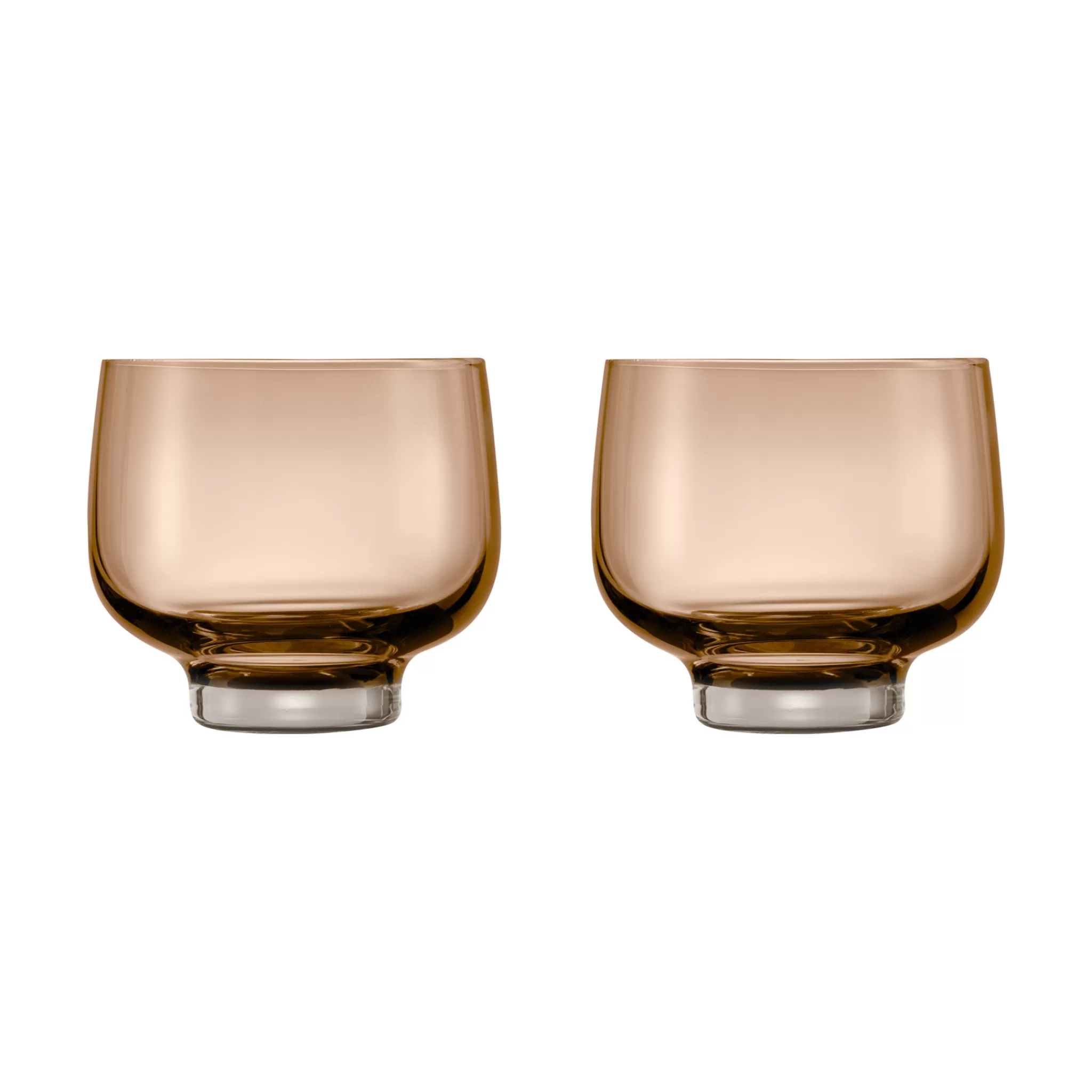 Blomus Drinking Glasses*Flow Drinking Glasses Color Coffee (64301) Set/2