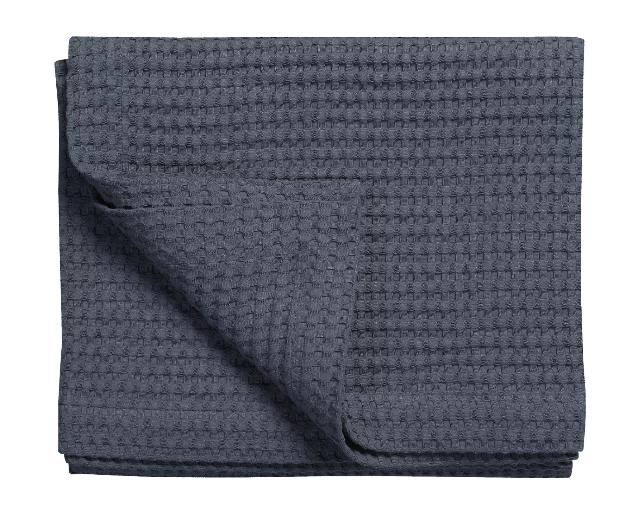 Store Home Pique Waffle Blanket 270X250 Cm Nightblue (Blmk16101) Bedspread