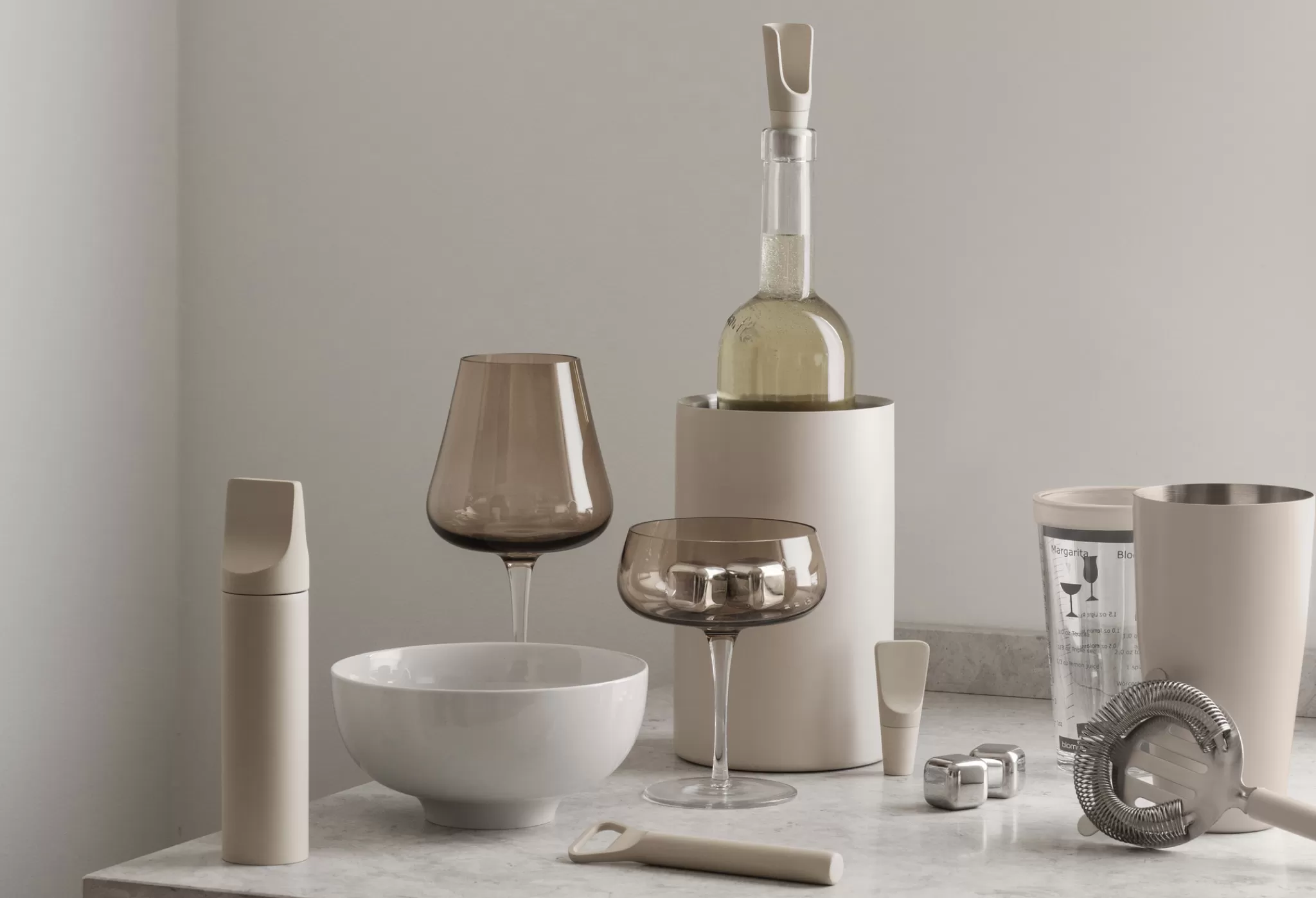 Blomus Wine Accessories*Ilo Wine Accessories Color Moonbeam Set/2 - 64256