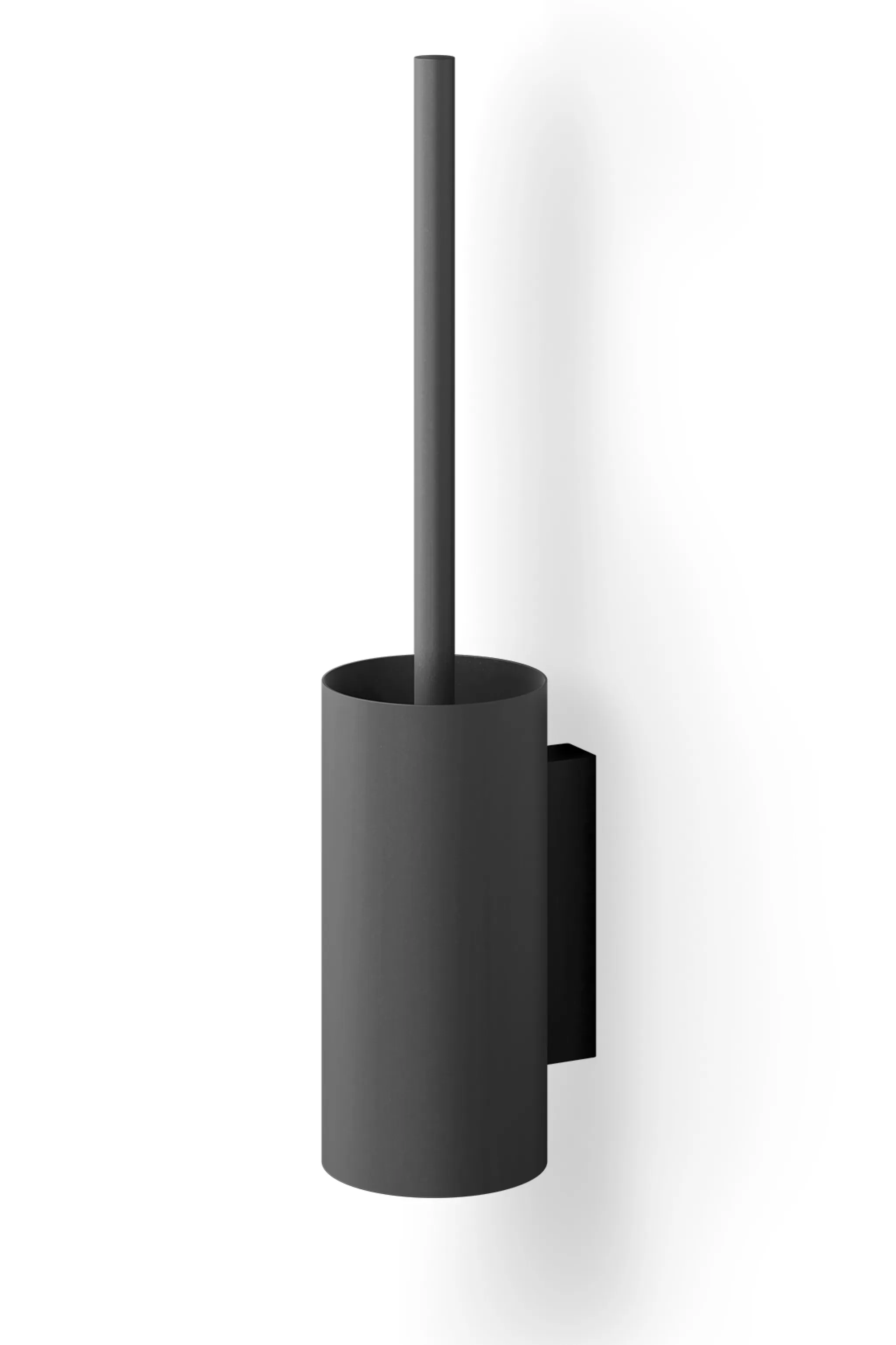 Zack Toilet Brush Holder*Linea Toilet Brush Set 40571 (Black)