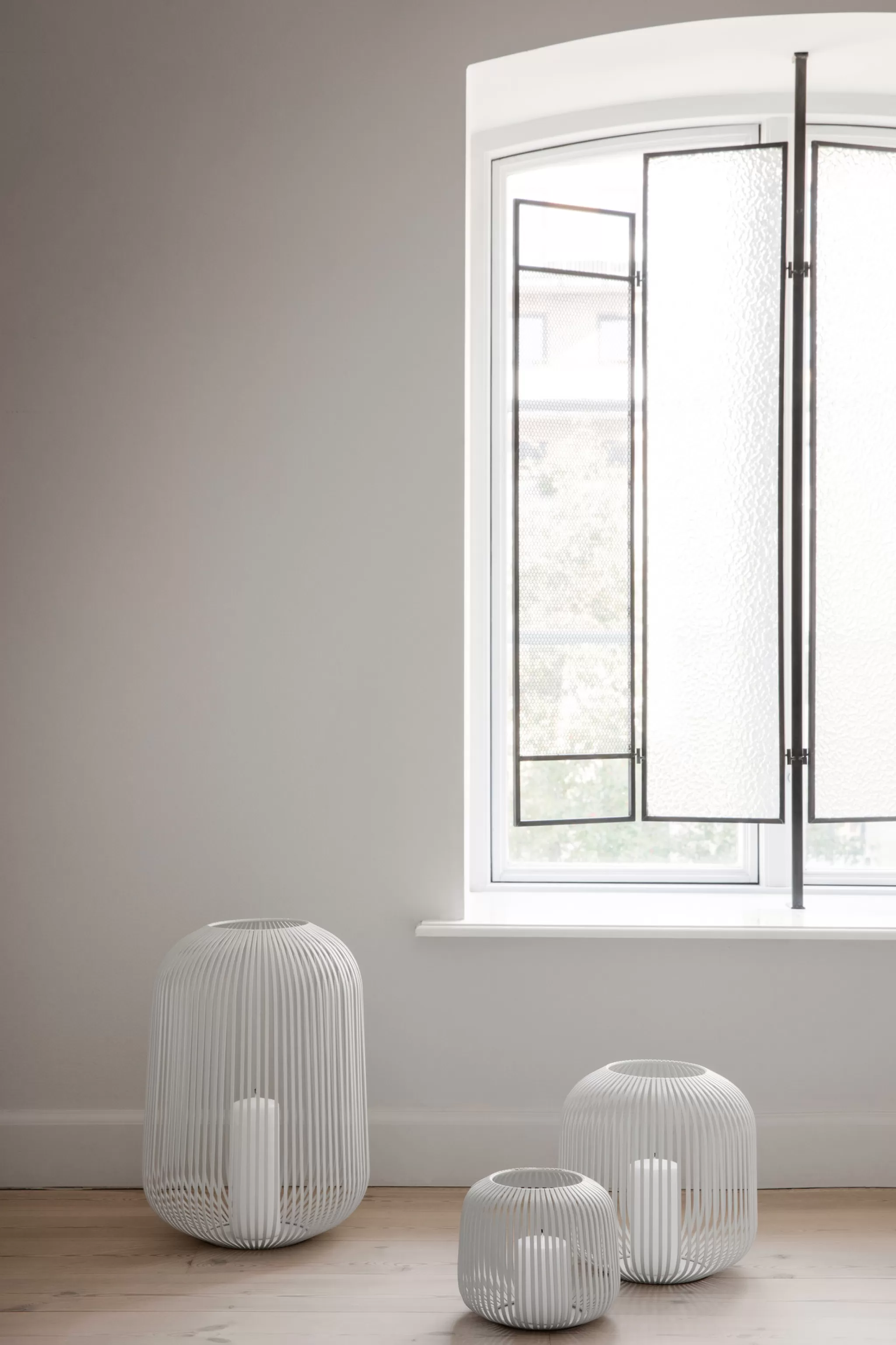 Shop Lito Wind Light / Lantern Color White O33 Cm (66205) Large Lantern