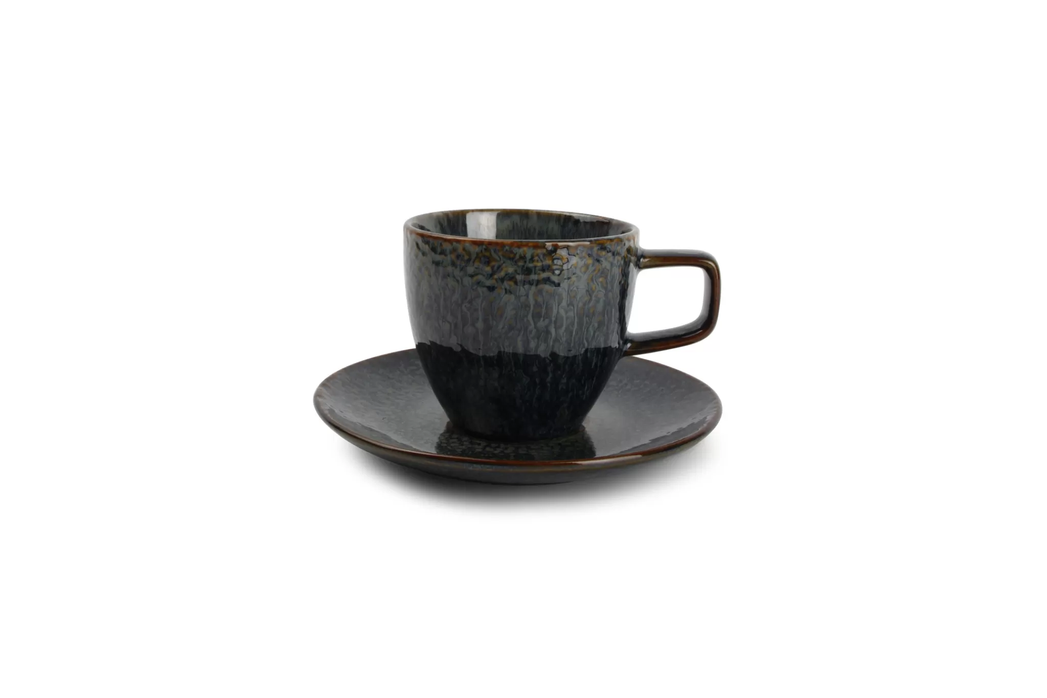 Clearance Mielo Cup And Saucer 200 Ml Sapphire (Set / 4) 840181 Mielo