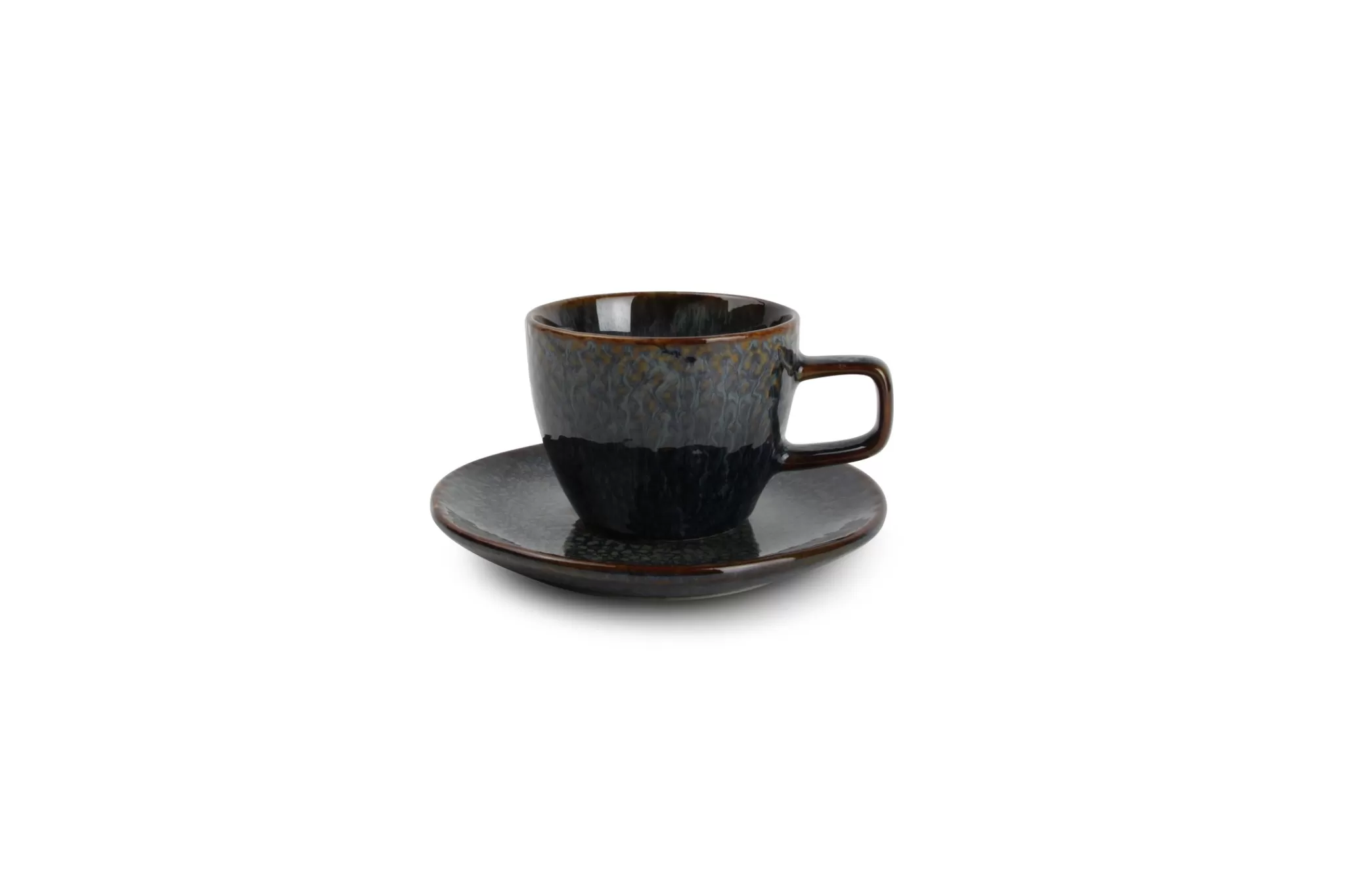 Clearance Mielo Mocha Cup And Saucer 100 Ml Sapphire (Set / 4) 840180 Mielo