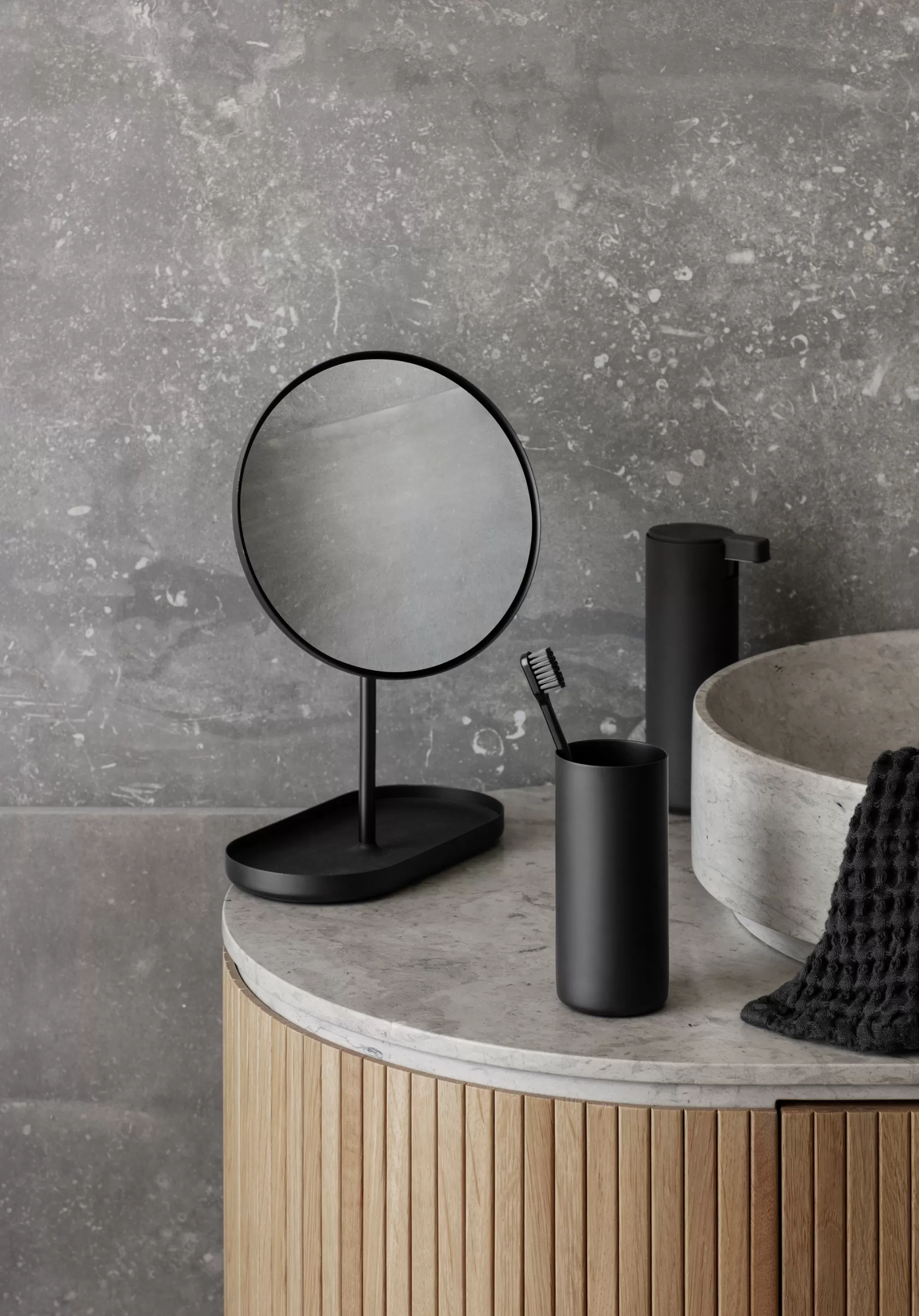 Blomus Cup*Modo Cup / Toothbrush Holder Black (69082)
