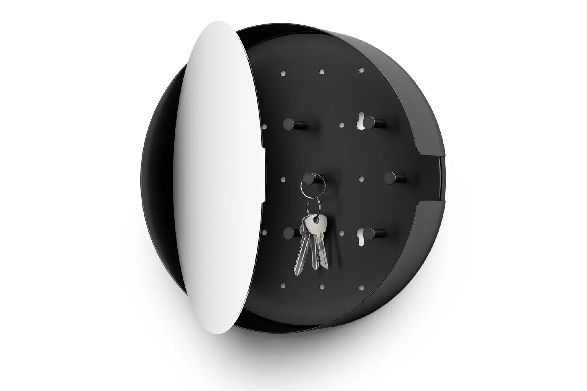 Zack Key Cabinet*Nolma Key Box With Mirror 28 Cm (Black) 50603
