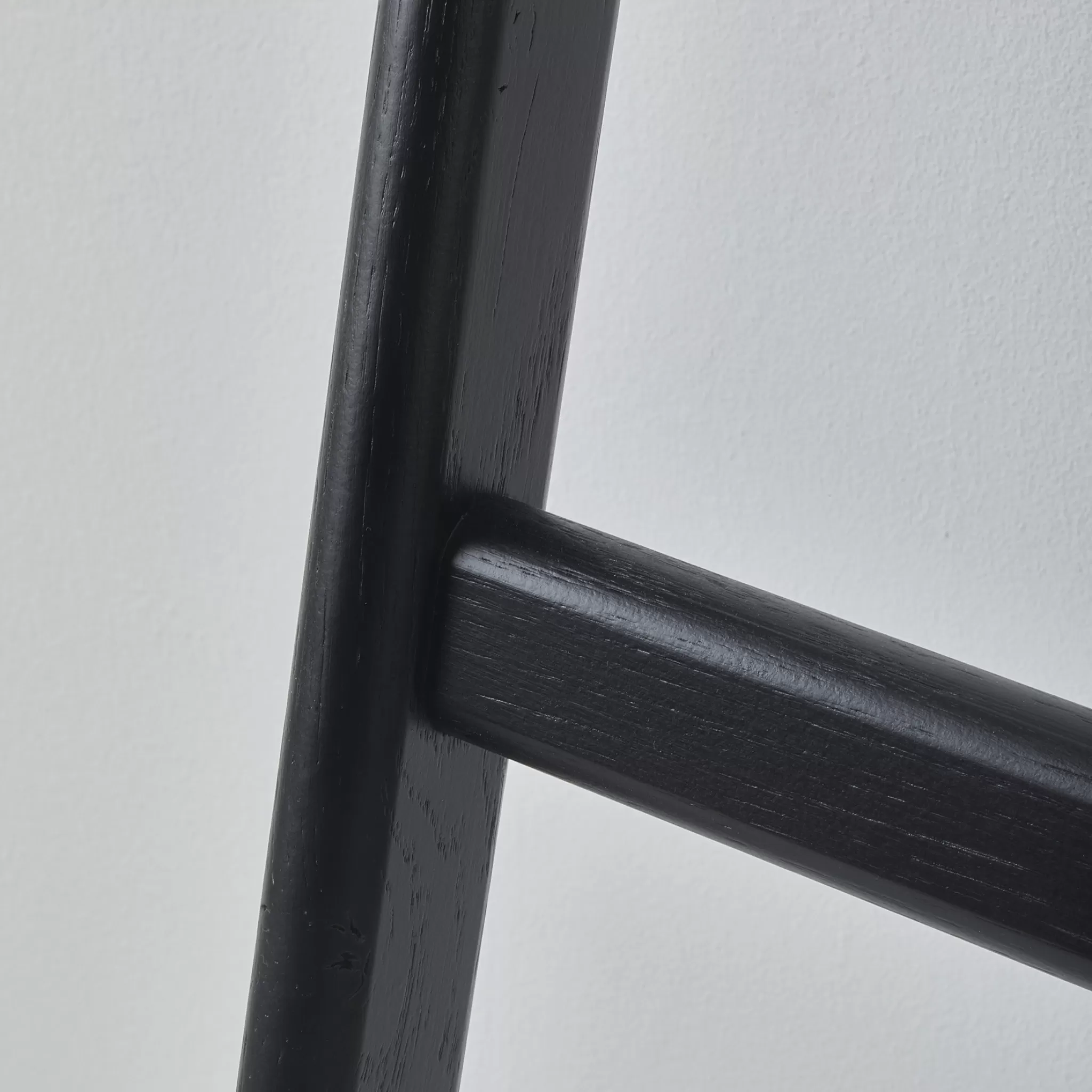 Aquanova Towel Rack*Oak Towel Ladder Mink Color Black (Mintll-09)