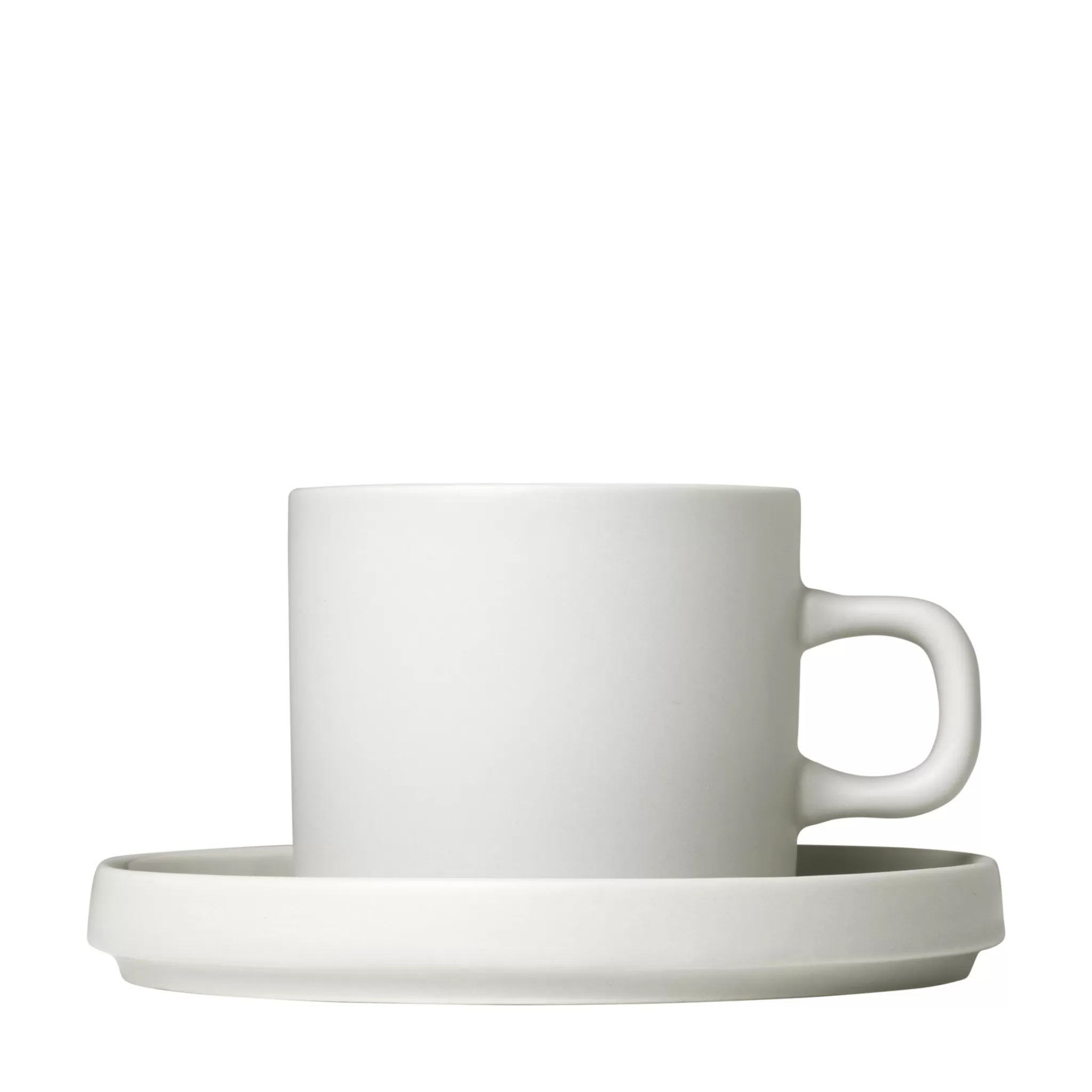 Clearance Pilar 2 200 Ml Coffee Cups With Moonbeam Saucer (63907) Pilar