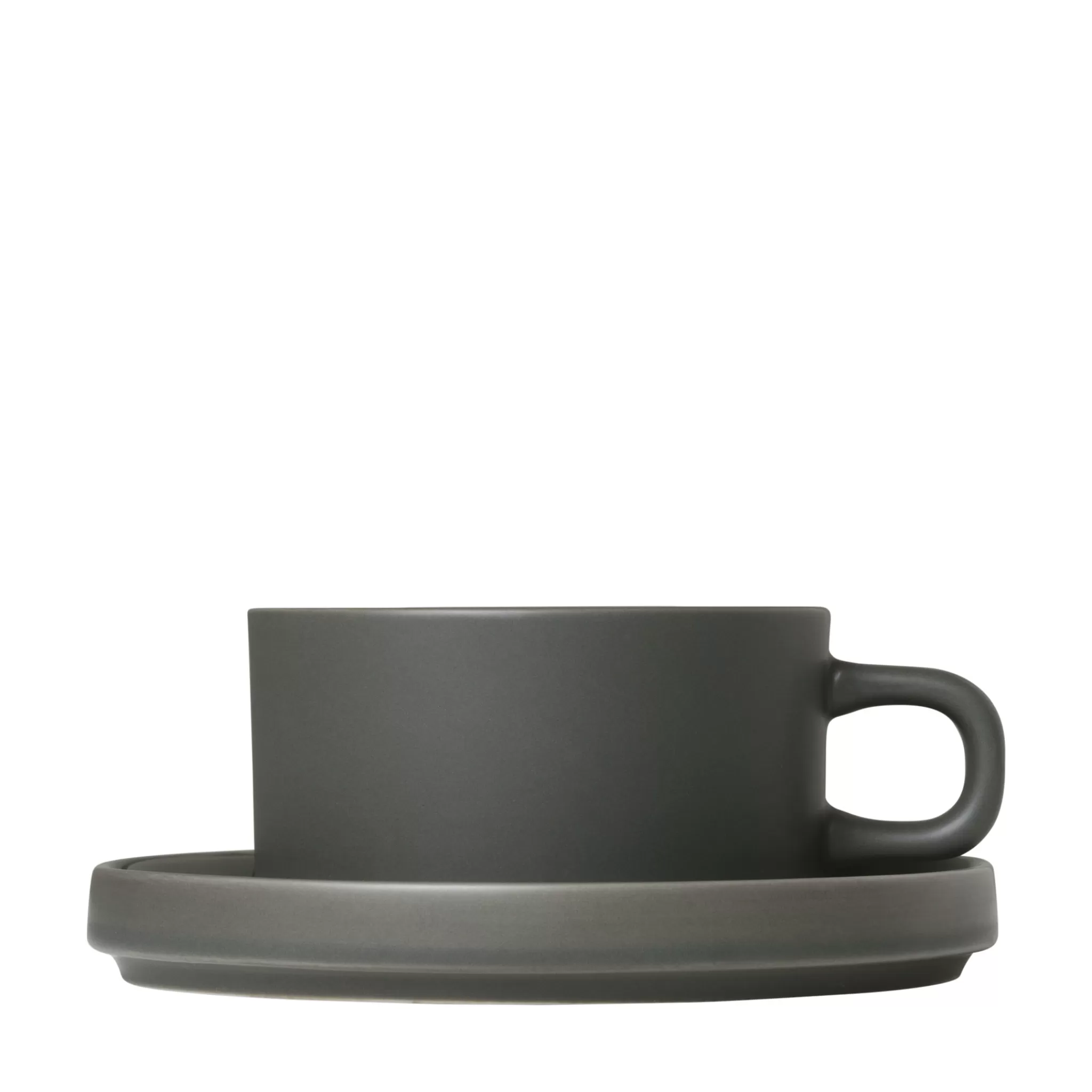 Cheap Pilar 2 Tea Cups 170 Ml With Agave Green Saucer (63910) Pilar