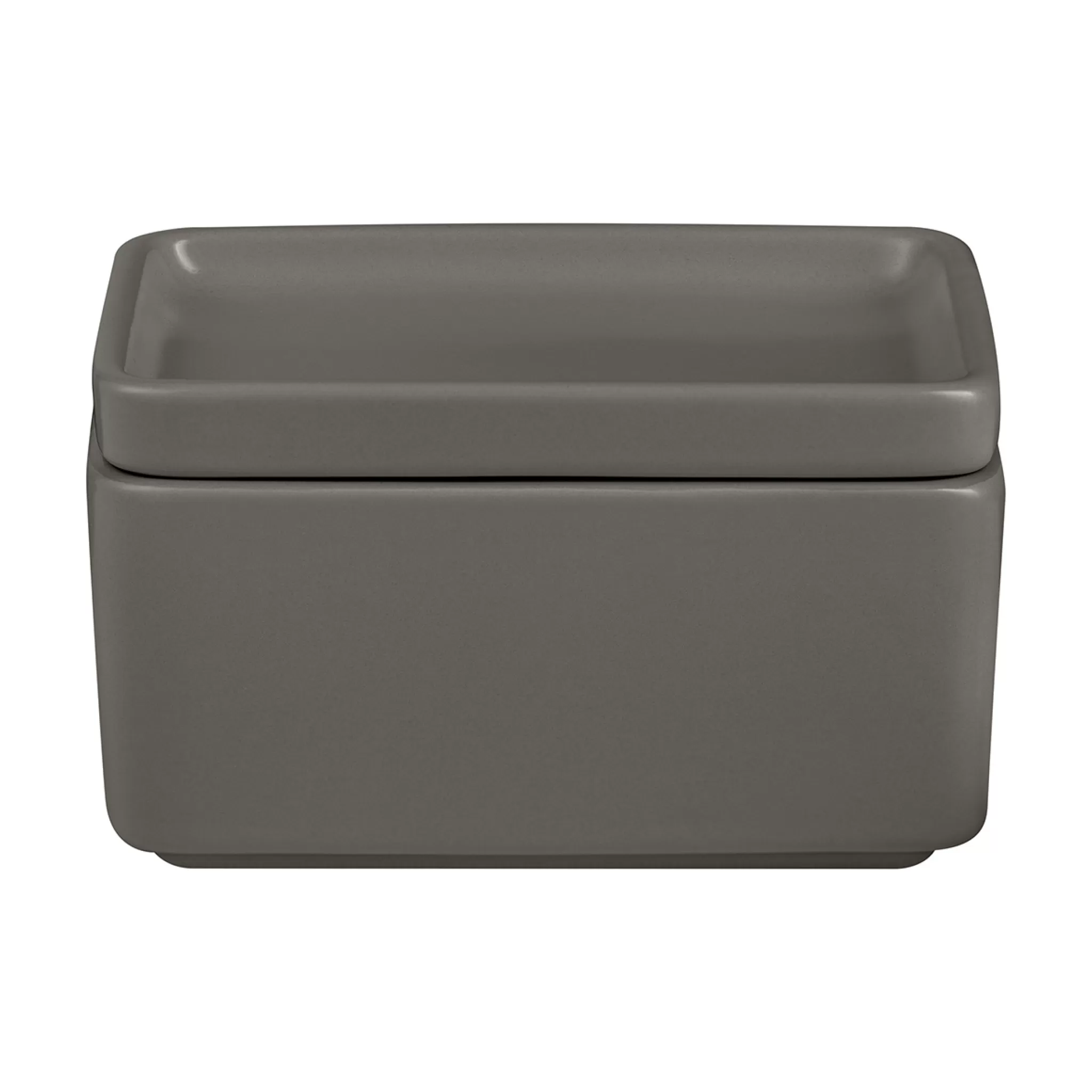 New Pilar Butter Dish Color Pewter (64370) Pilar