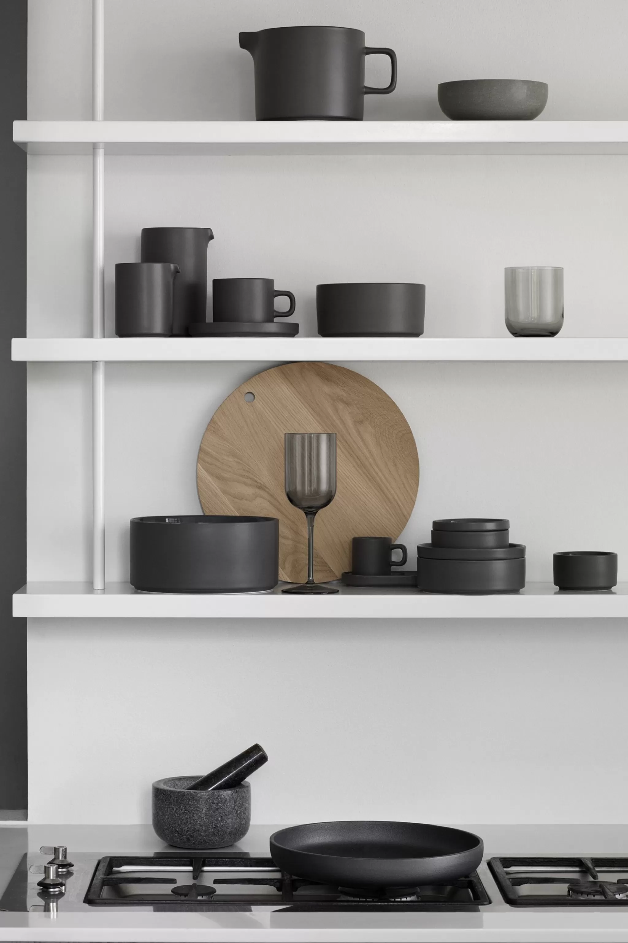 Store Pilar Flat Plate 20 Cm Color Pewter Set / 4 (63962) Pilar